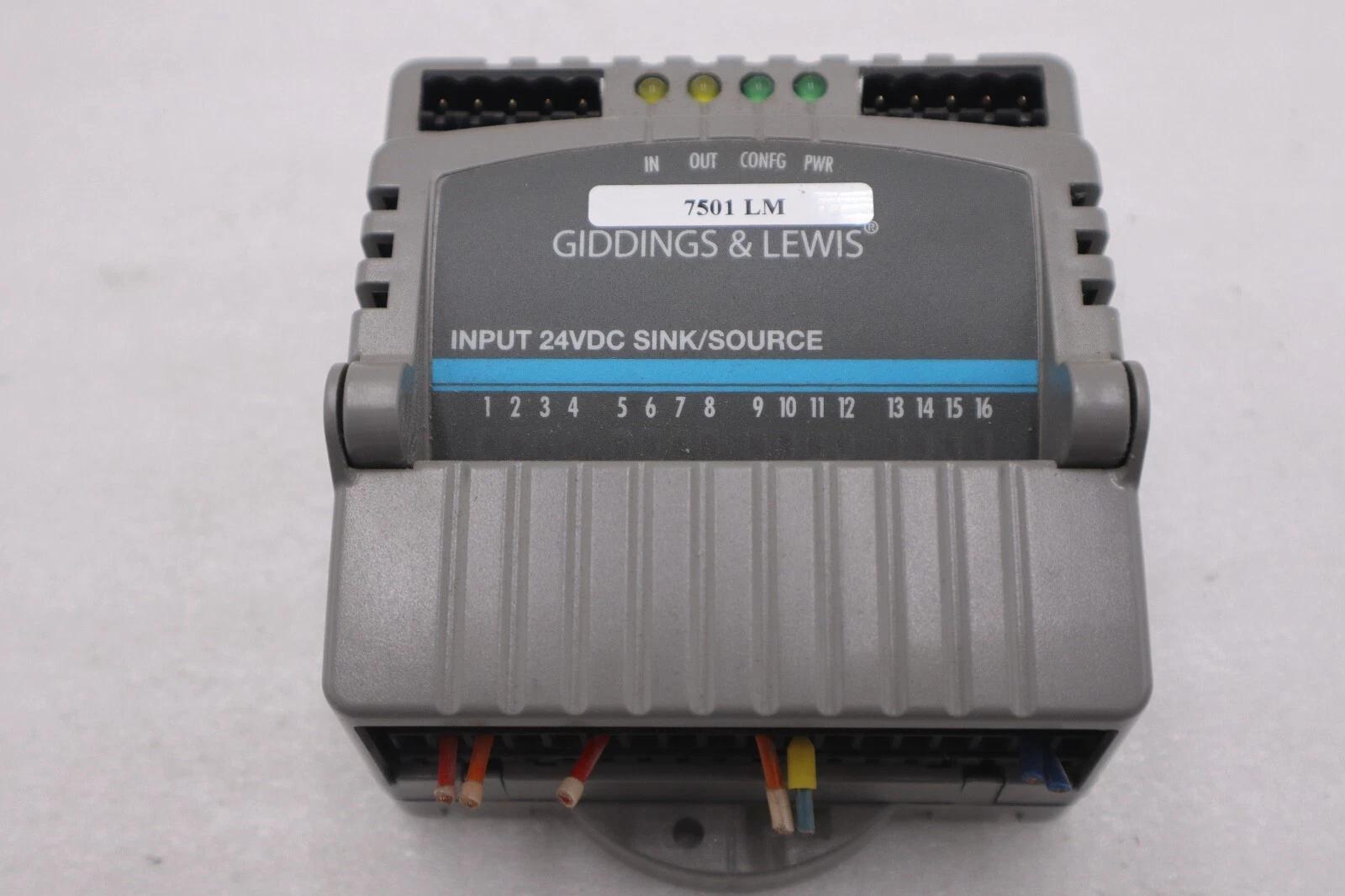 GIDDINGS & LEWIS M.1300.7372 R1 Input Module 24VDC SINK/SOURCE STOCK 644-D - Image 1