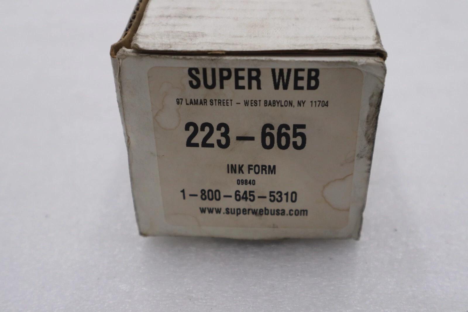 New superweb ink form 09840 distributor roller 223-665 stock w-39 - Image 2