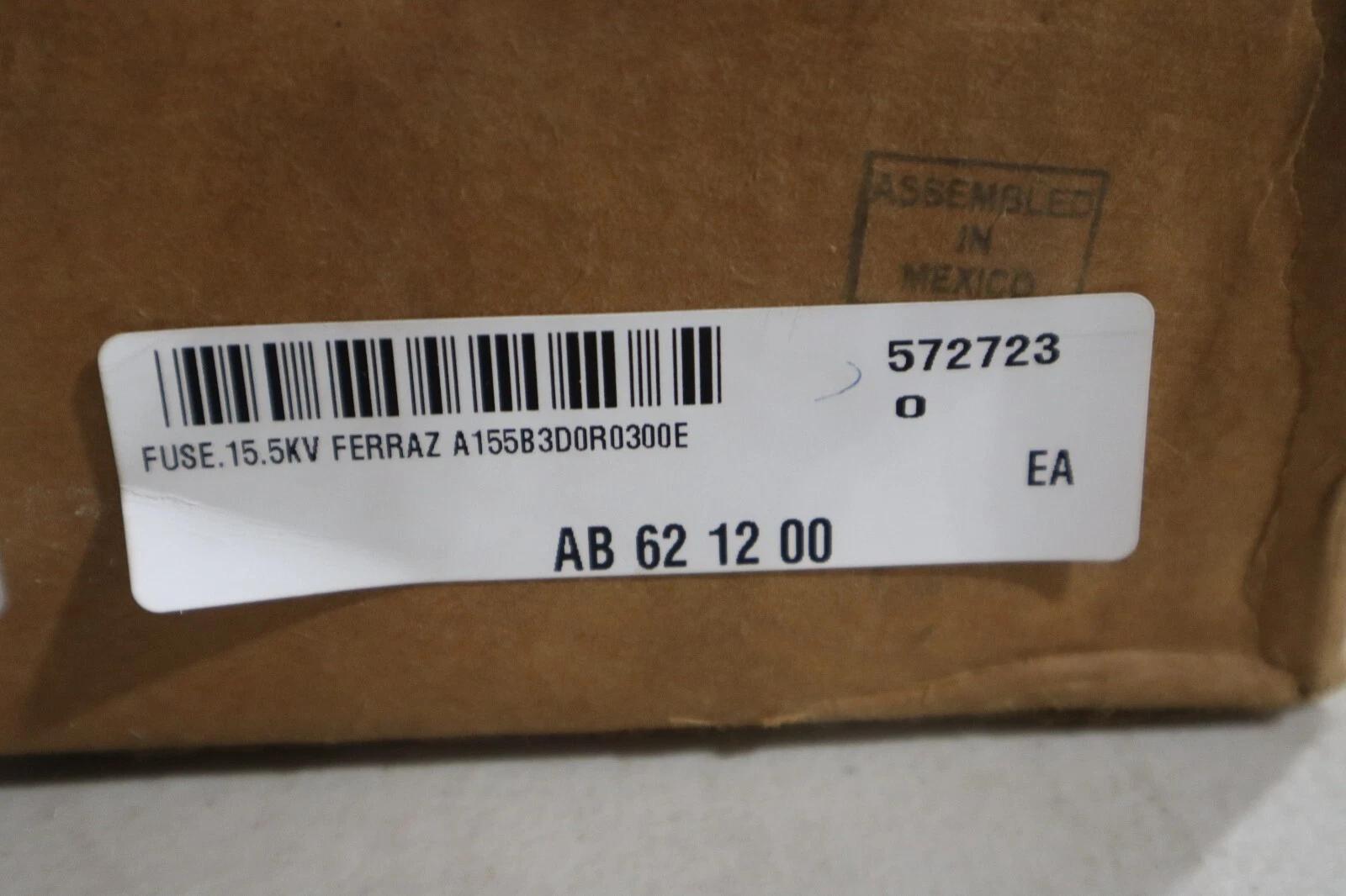 Mersen Ferrraz Shawmut Fuse A155B3D0R0-300E NEW IN BOX STOCK G163 - Image 3