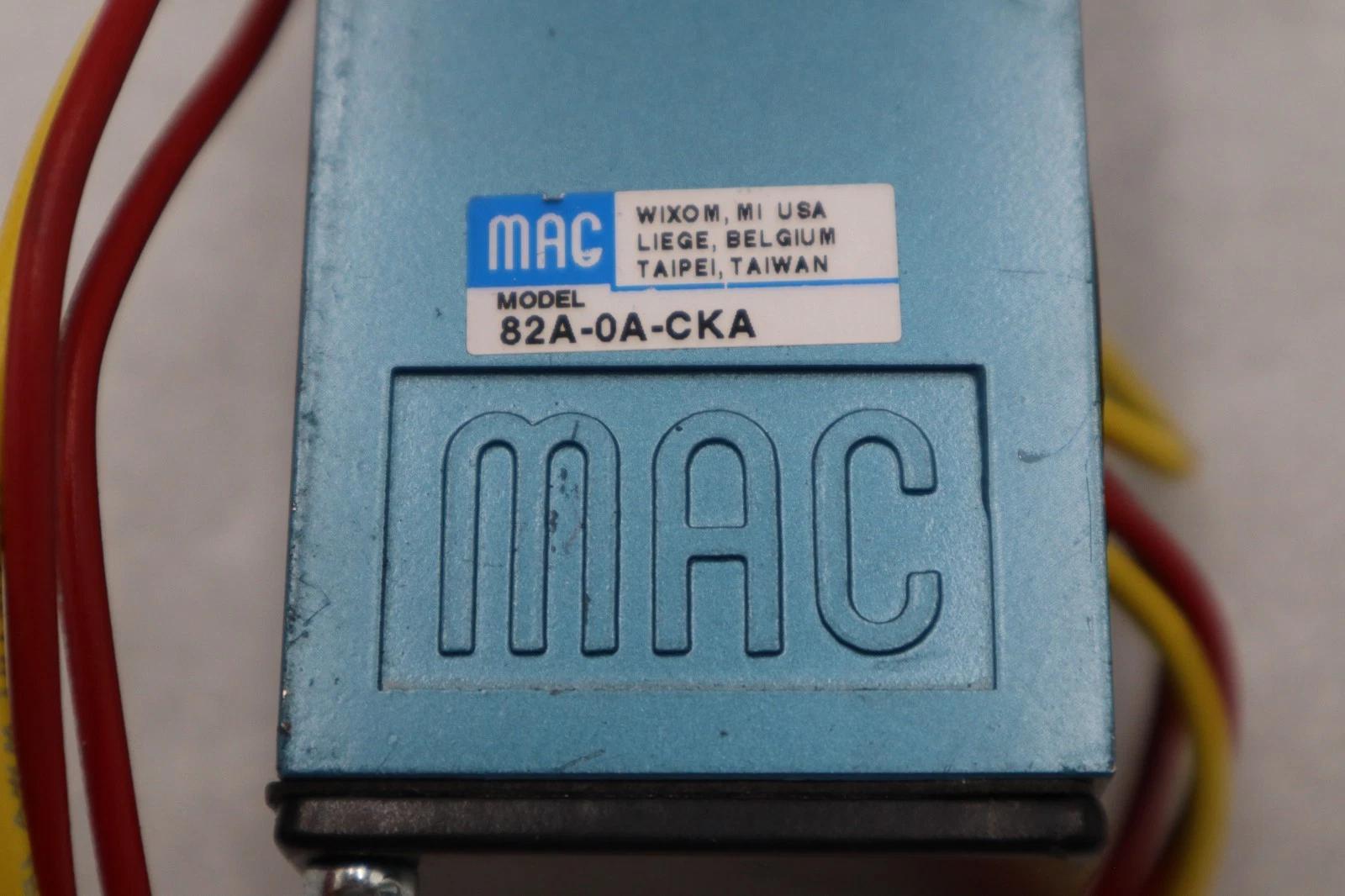 New mac valves 82a-0a-cka pneumatic solenoid valve base manifold stock h1510 - Image 2