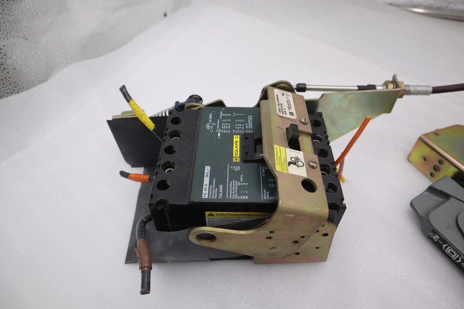Schneider electric 9422cfa10 square d fal34040 stock 2401a - Image 8