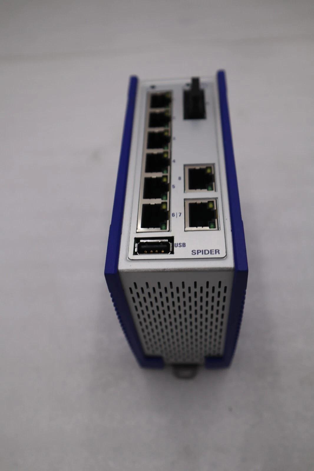 Hirschmann IEC 61131-2 Spider 8TX Rail Ethernet Switch STOCK 1813B - Image 2