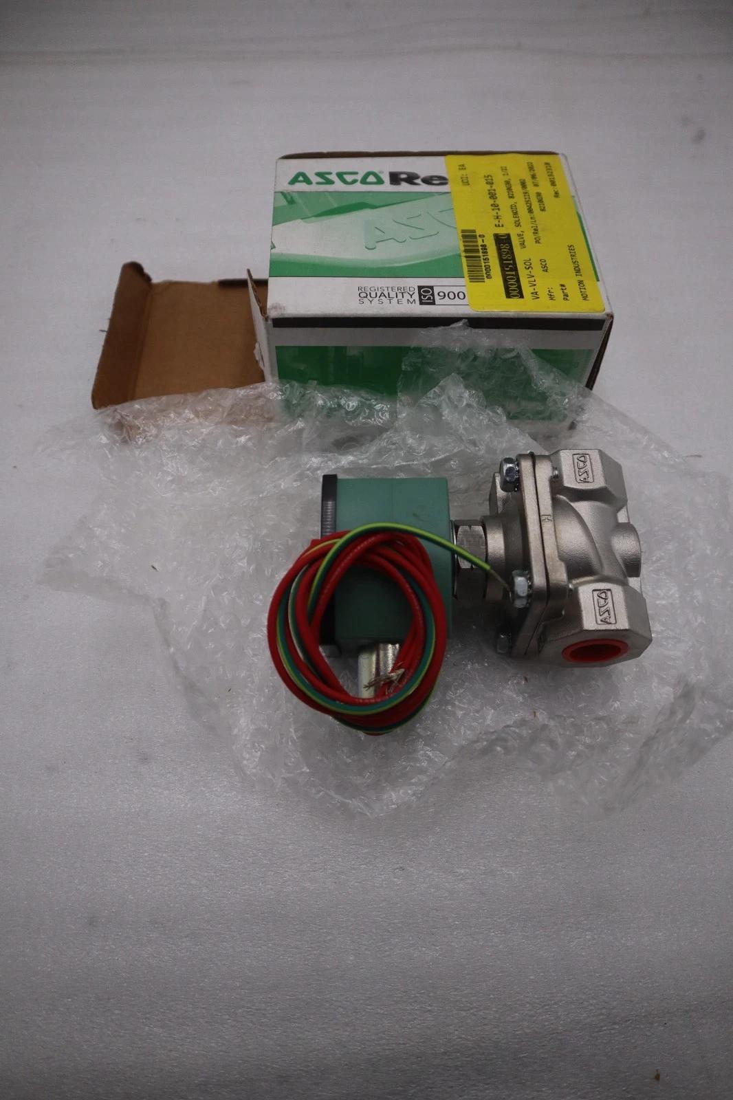 NEW IN BOX 1/2" ASCO 8210G030 Stainless Steel Solenoid Valve STOCK G569 - Image 1