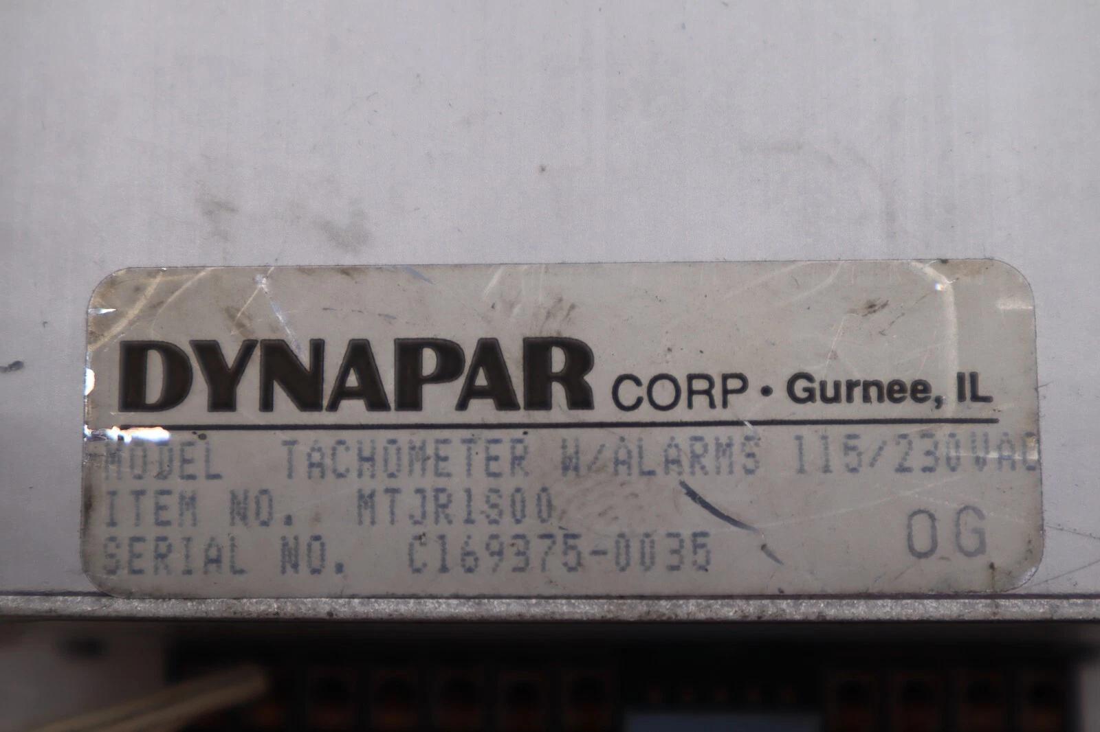 Dynapar tachometer mtjr1500 #k-2251 - Image 2