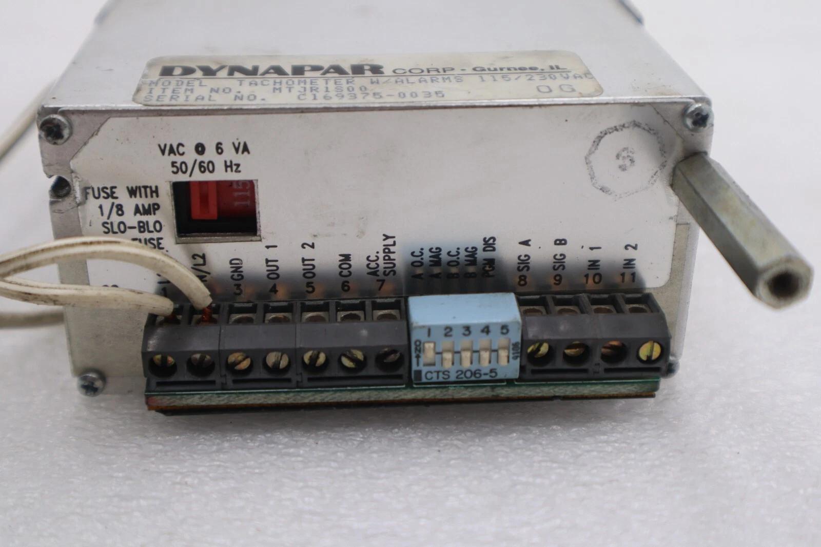 Dynapar tachometer mtjr1500 #k-2251 - Image 5