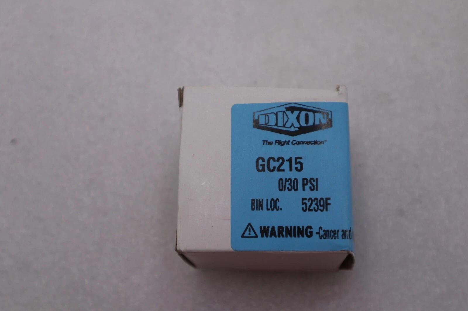 Dixon Boss GC215 Pressure Gauge Center Back Mount, 30psi (12 AVAILABLE) STK 3036 - Image 2