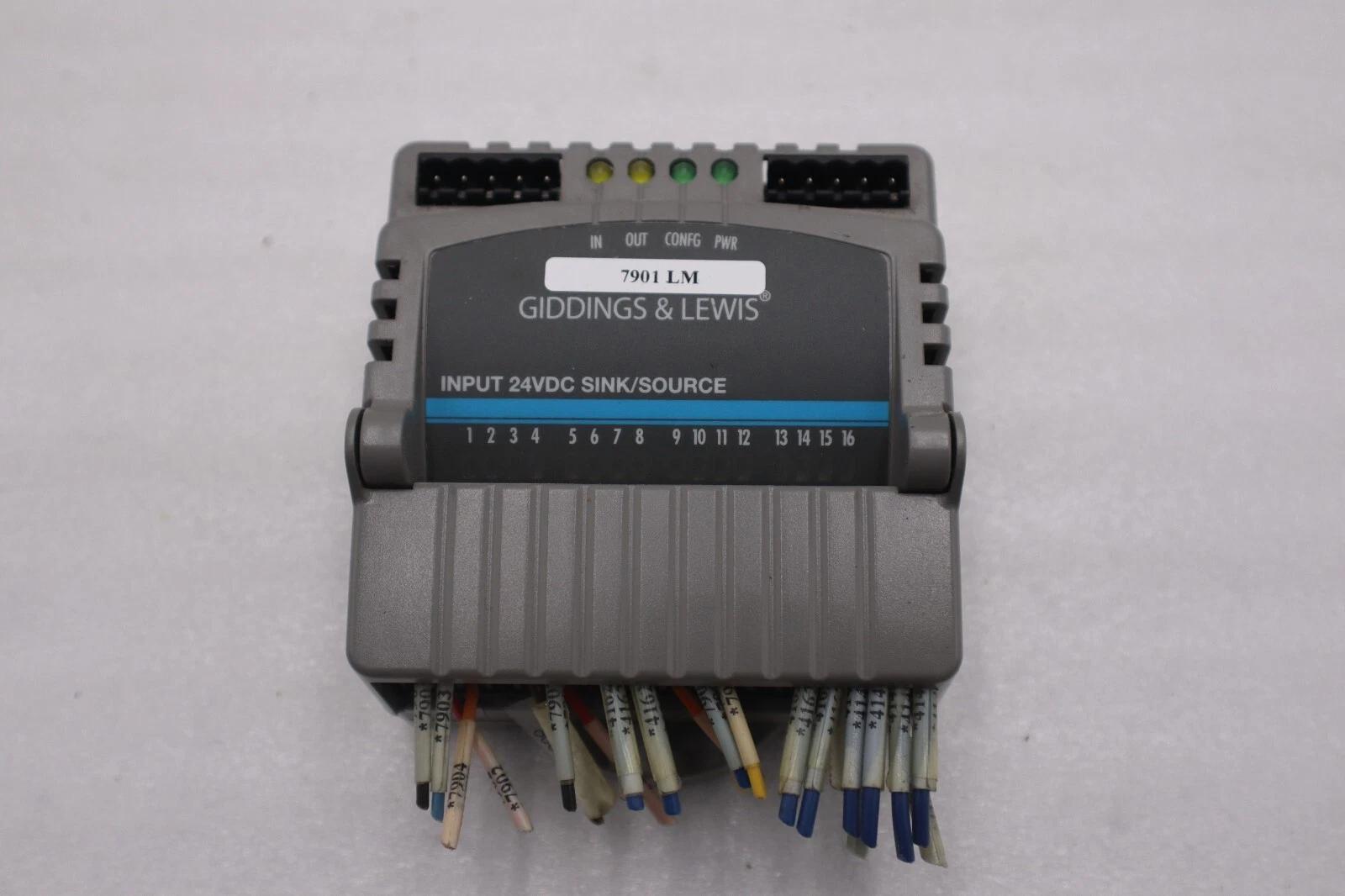 GIDDINGS & LEWIS M.1300.7372 R1 Input Module 24VDC SINK/SOURCE STOCK 629-D - Image 1