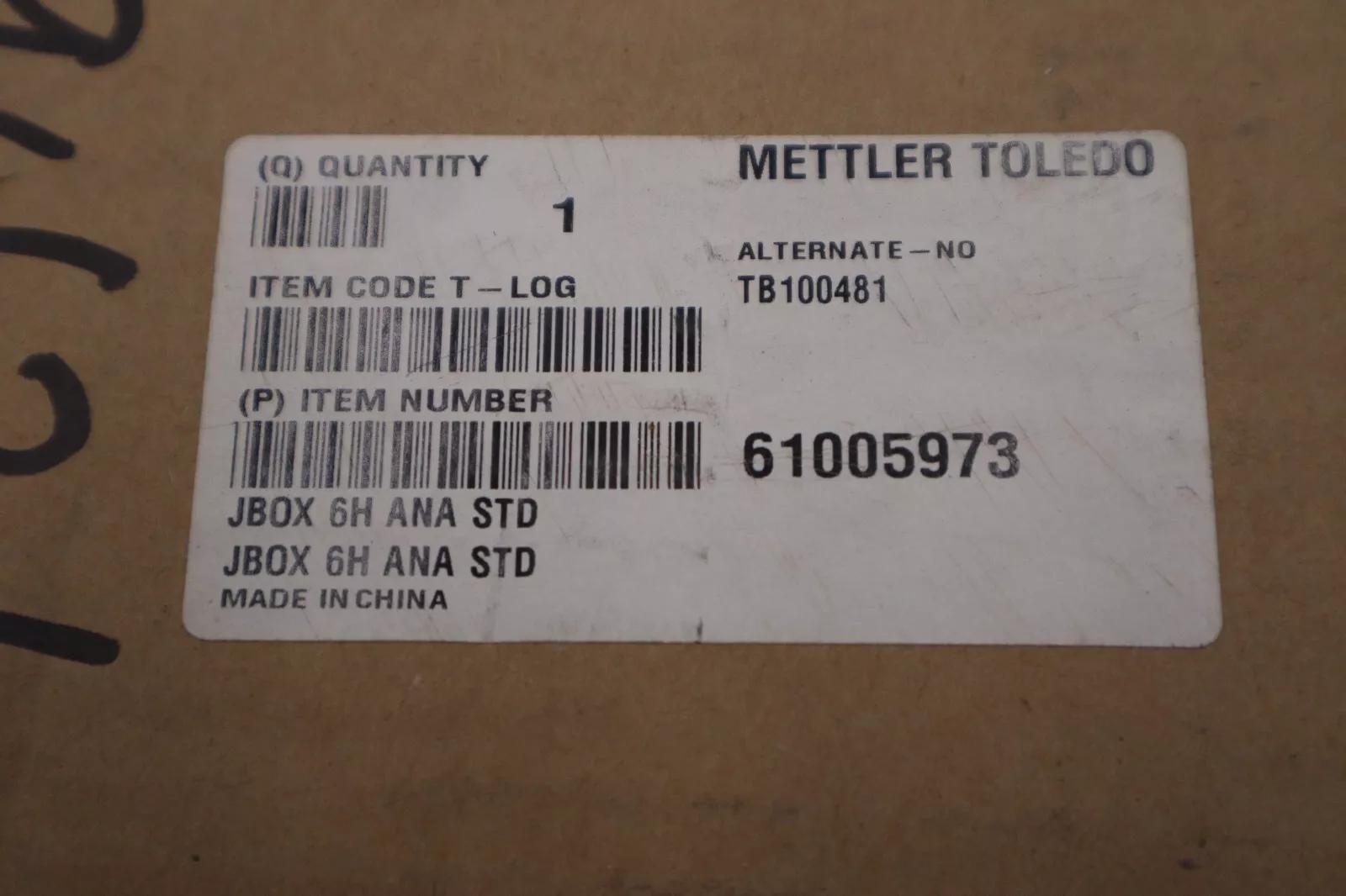 Mettler toledo jbox 6h ana std tb100481 / 61005973 new in box stock g530 - Image 2
