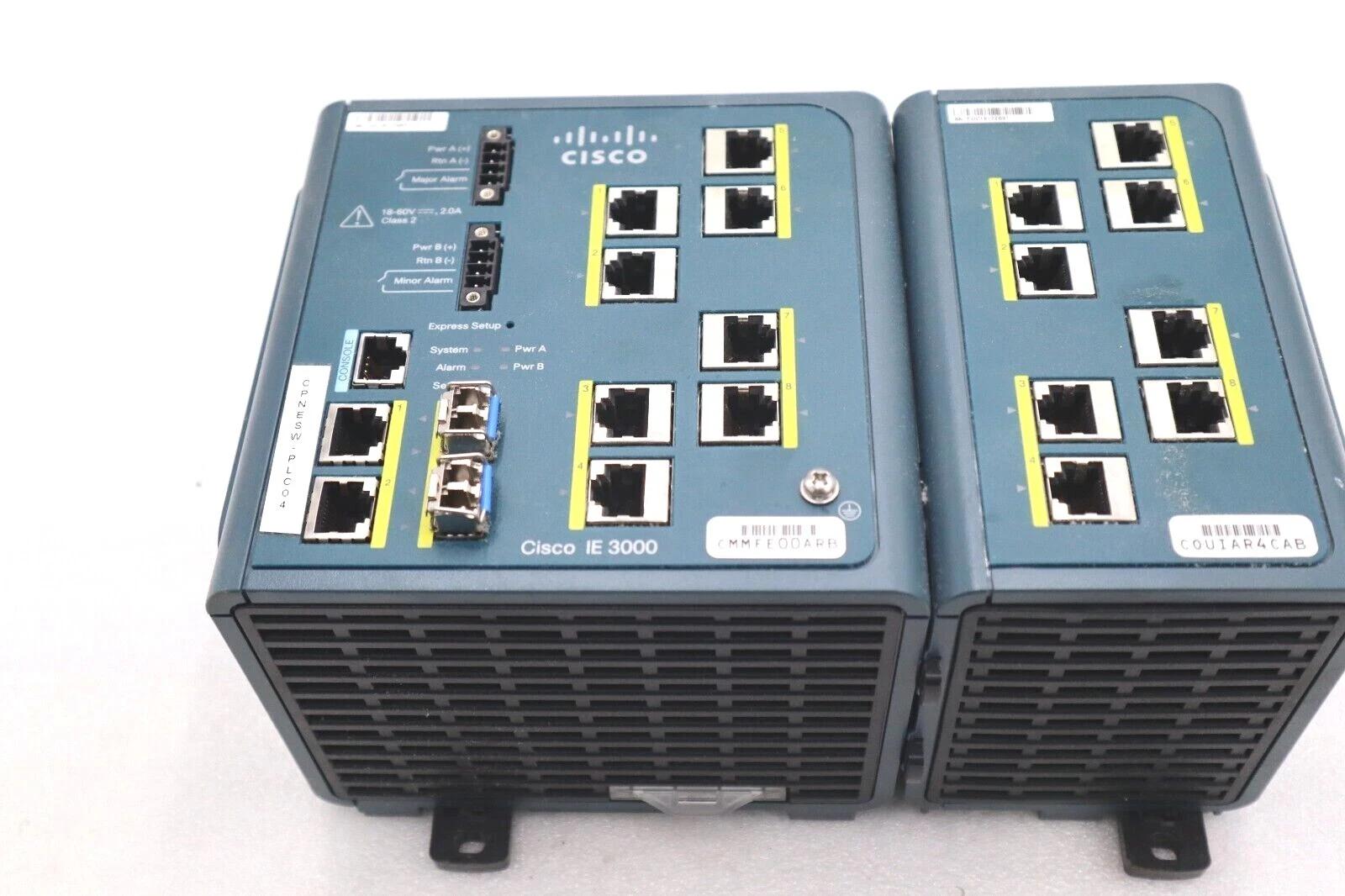 ANATEL CISCO IE 3000 IE30008TC ETHERNET SWITCH #L-280 - Image 1