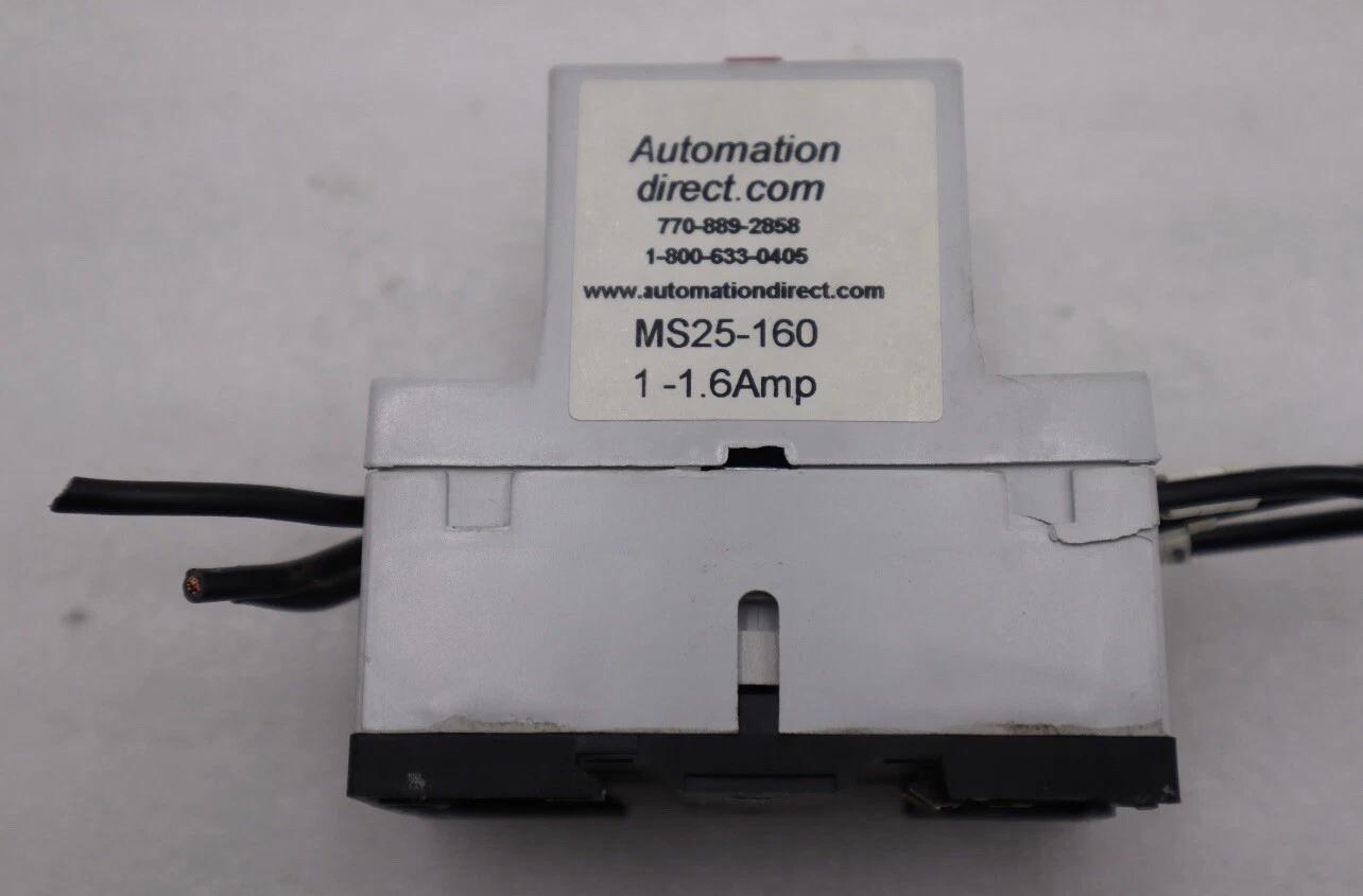 Automation direct 1-1.6 a maunal starter ms25-160 l-198 - Image 4