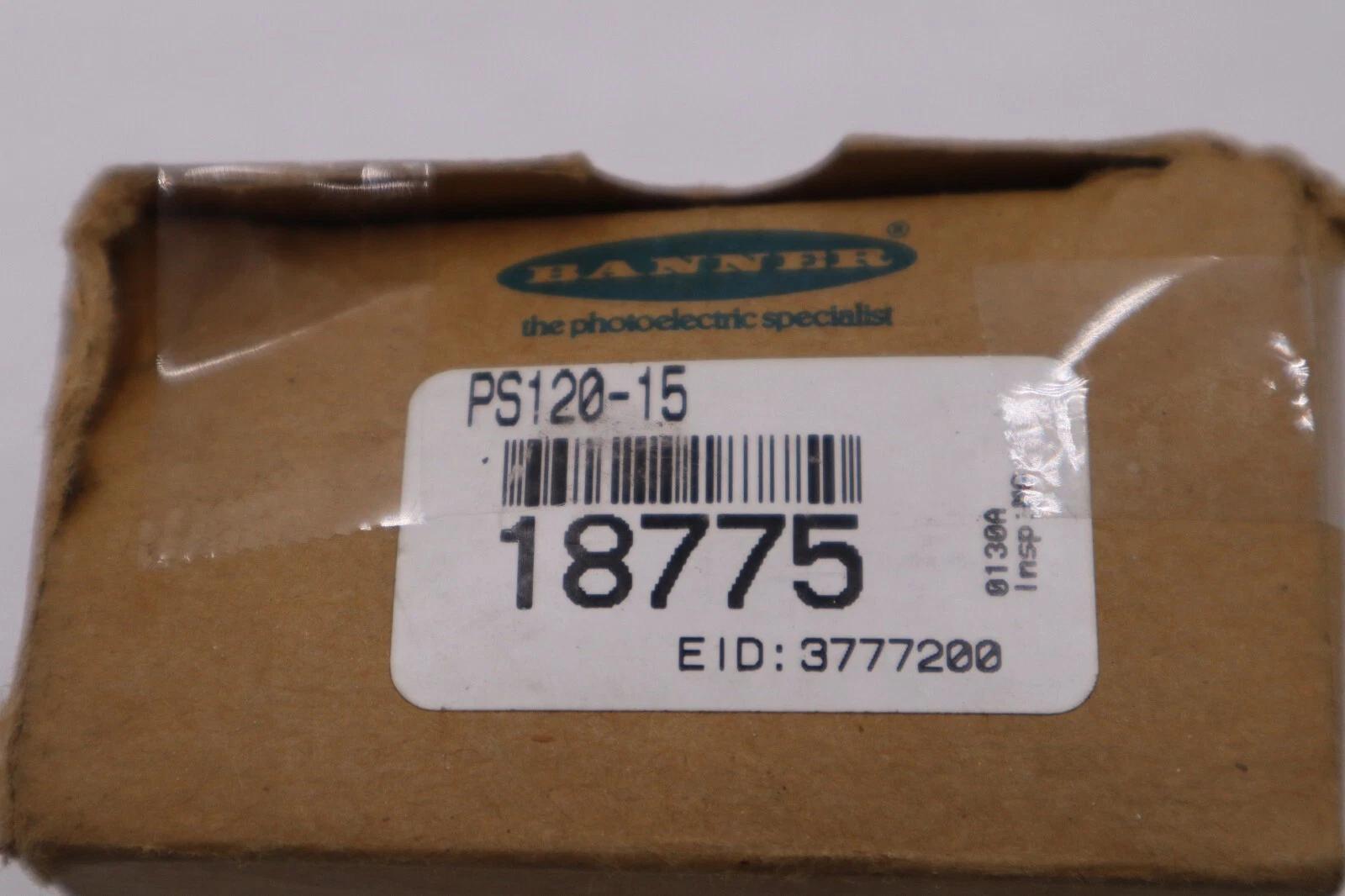 NEW OPEN BOX Banner Engineering PS120-15 Power Supply STOCK H410A - Image 3
