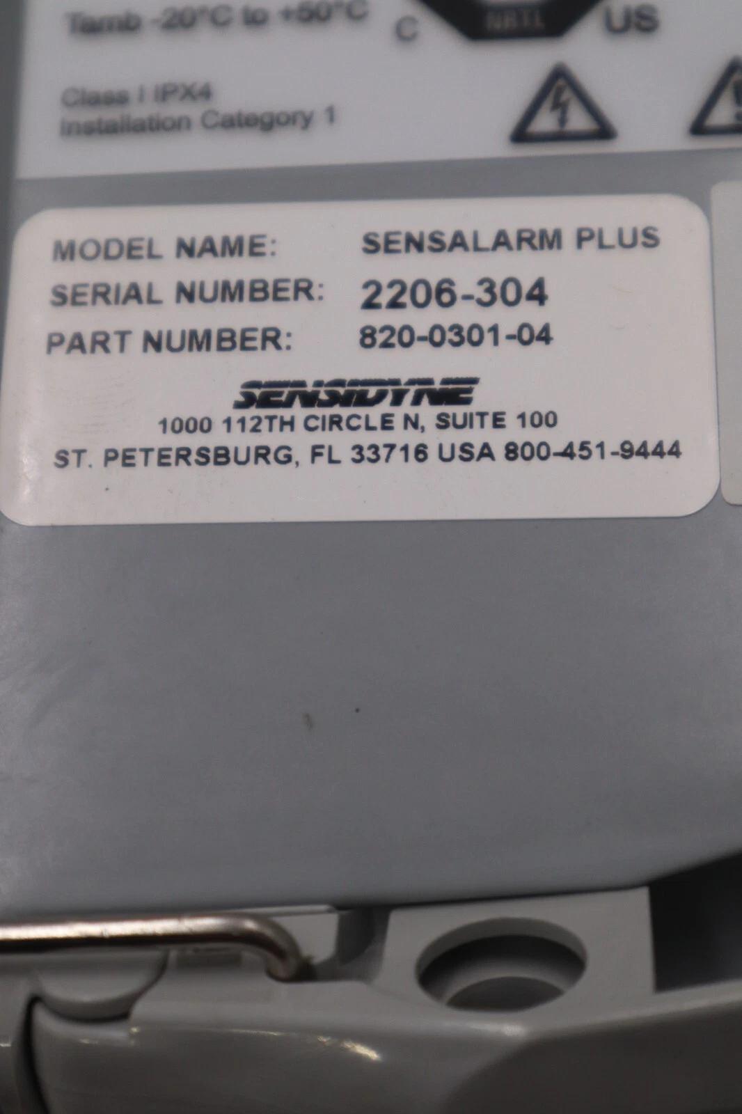 Sensidyne SensAlarm Plus Dual Strobes Universal Monitor 820-0301-04 NEW #G116A - Image 4