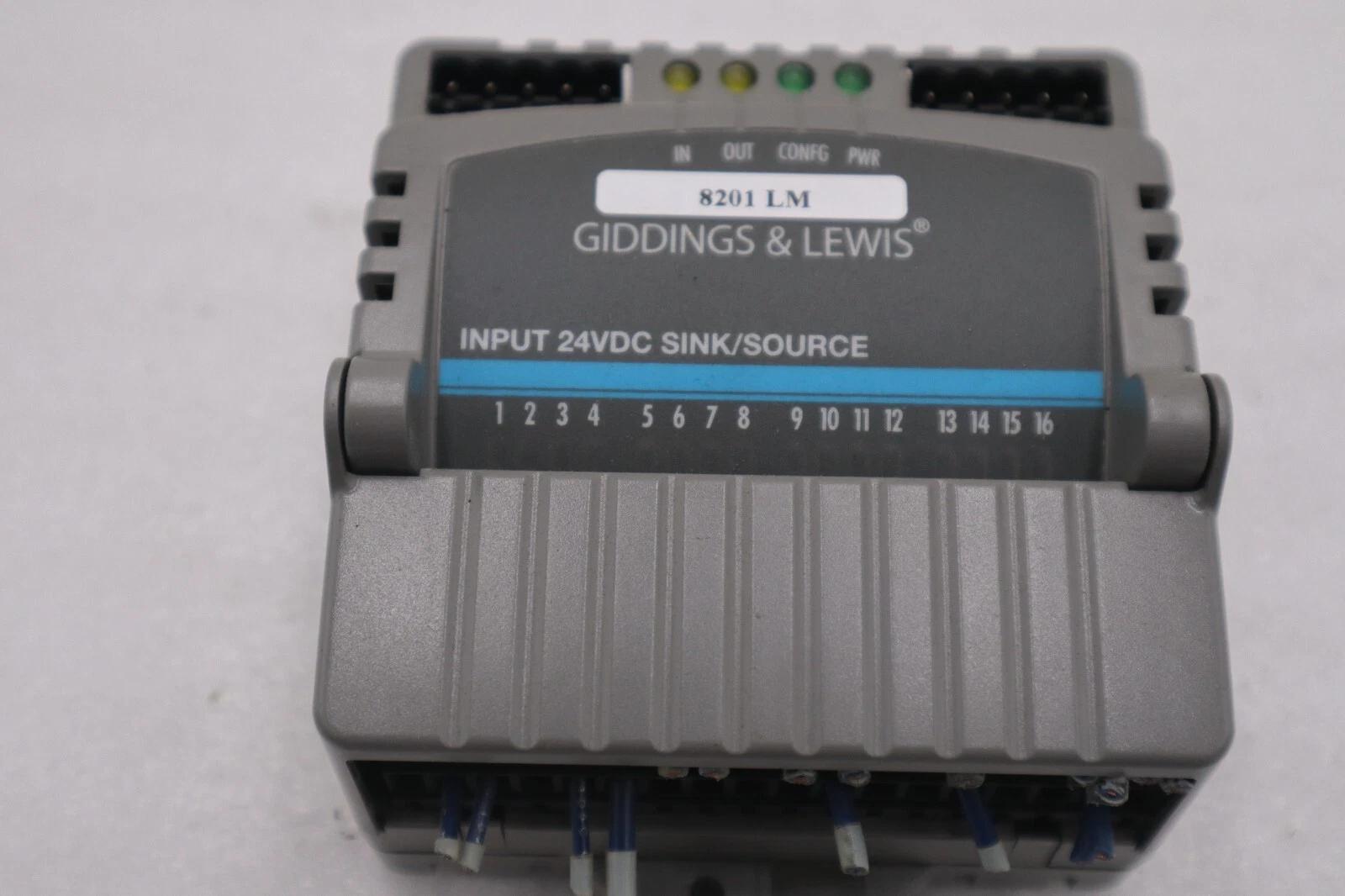 GIDDINGS & LEWIS M.1300.7372 R1 Input Module 24VDC SINK/SOURCE STOCK 645-D - Image 1