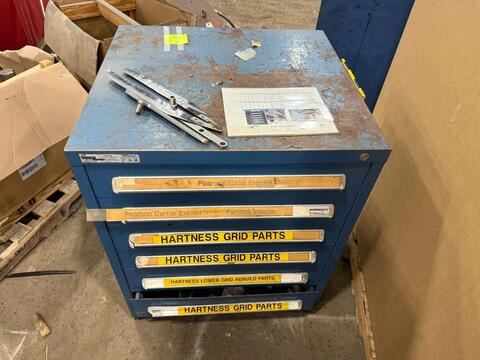 STANLEY VIDMAR CABINET SIX DRAWER STOCK HP-23 - Image 1