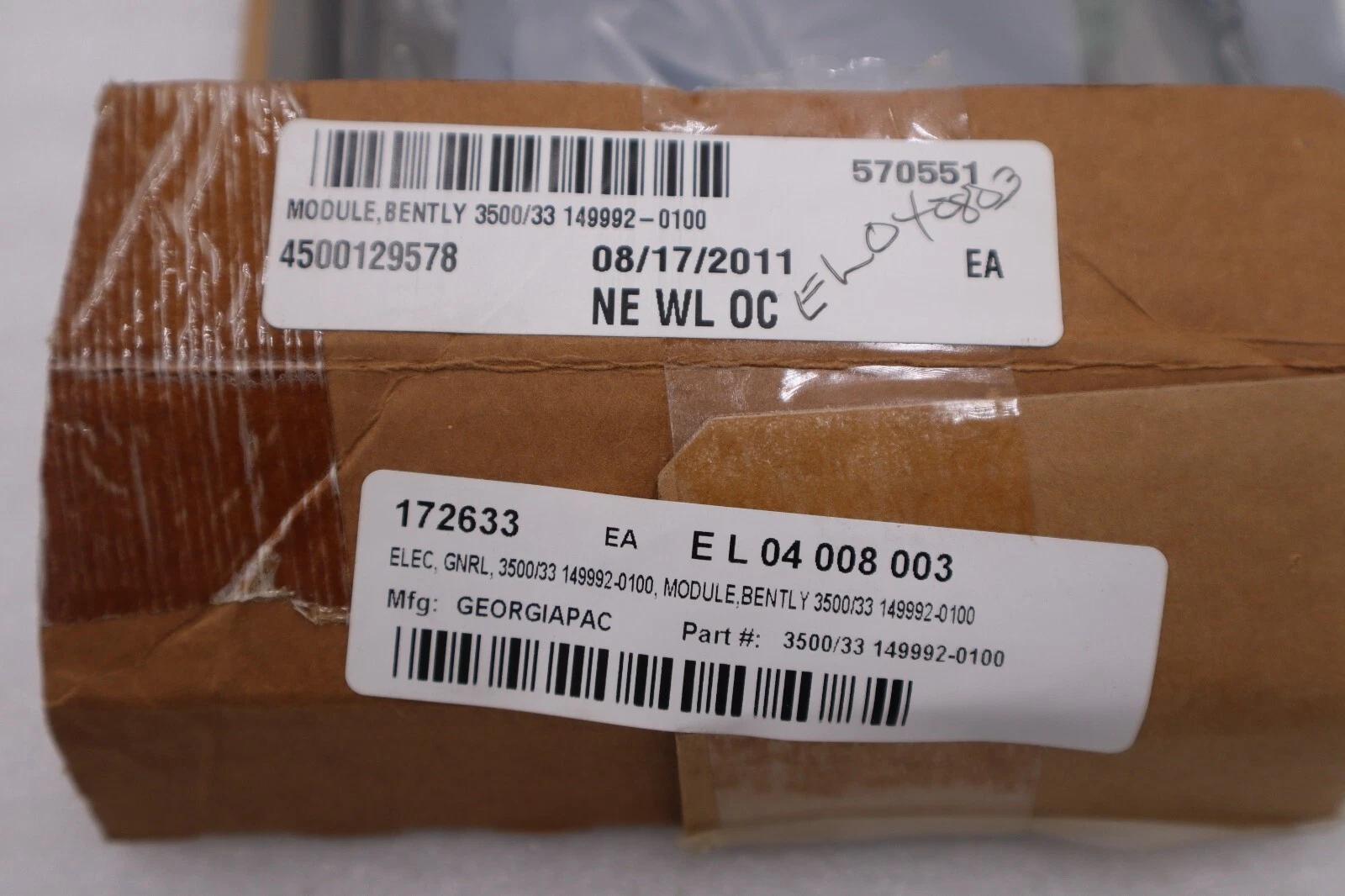 Bently Nevada 149986-100 3500/33 16 Channel Relay Module NEW UNIT STOCK G304A - Image 5