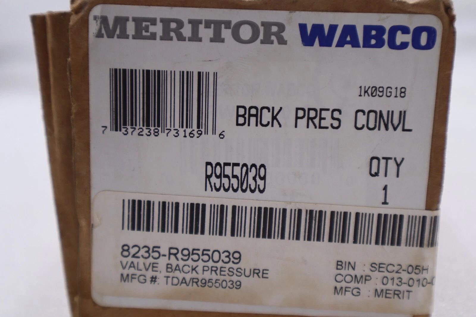 Meritor R955039 Back Pressure Valve Part Stock K-1796 - Image 2