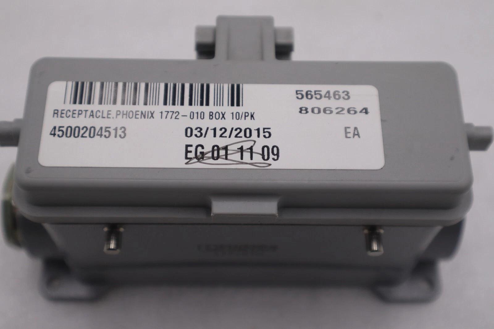 New No Box Phoenix Contact 1772010 Heavy Duty Power Connector STOCK G572A - Image 1