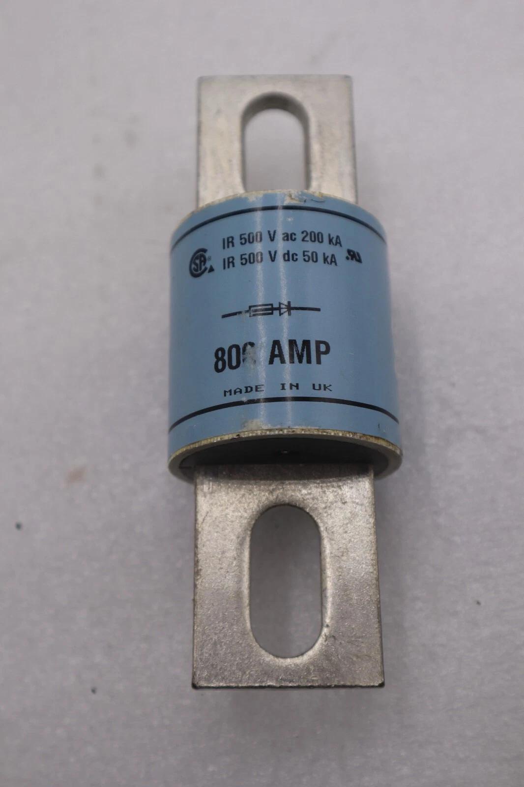 New bussmann xl50f800 800 amp semiconductor fuse stock #k-829a - Image 1