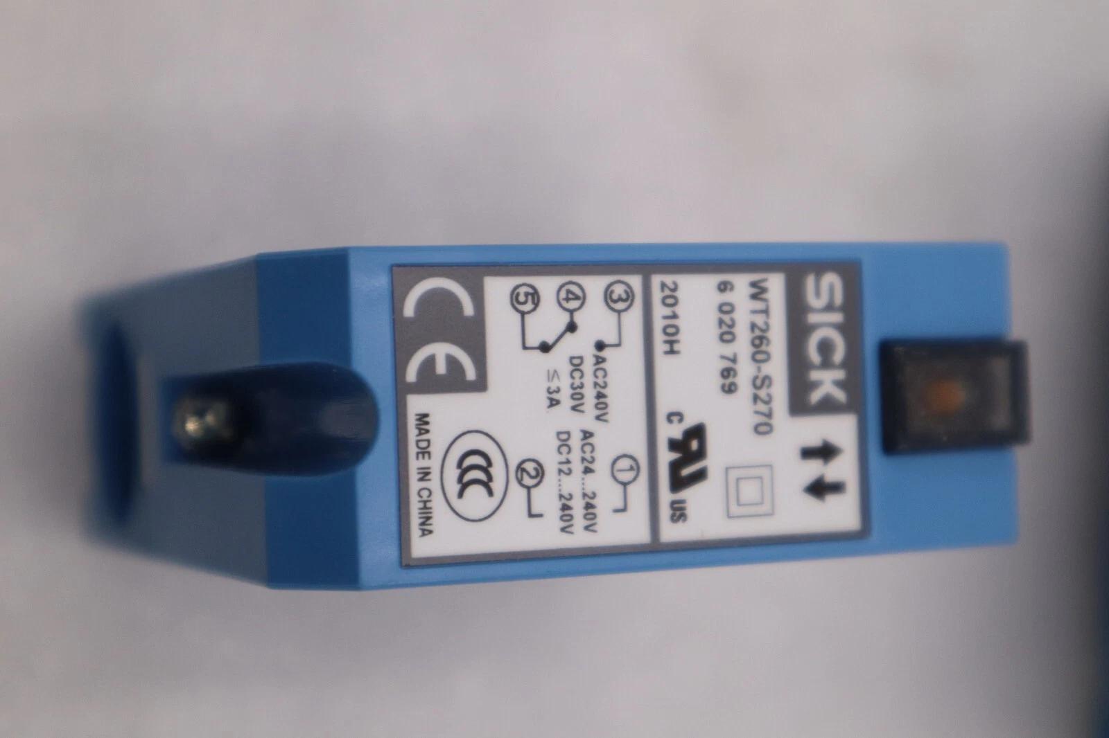 NEW In Box Sick WT260-S270 Photoelectric Sensor Switch 6020769 STOCK H633A - Image 3