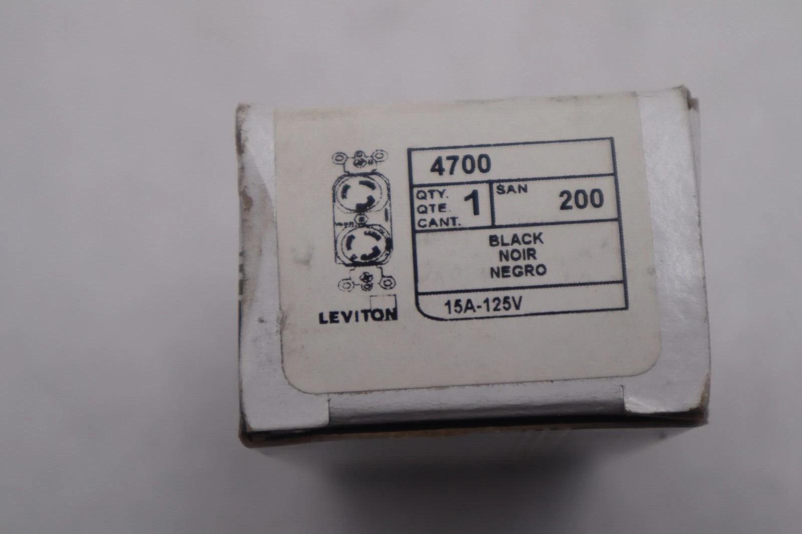 NEW OPEN BOX Leviton 4700 Outlet STOCK K-3375 - Image 1