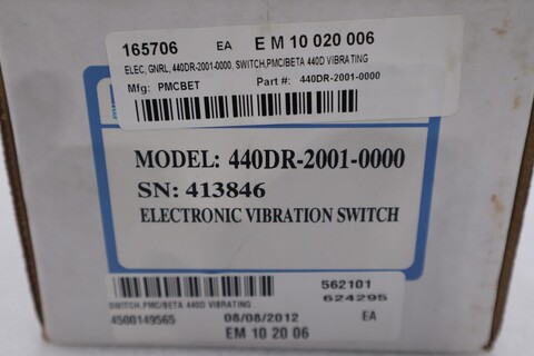 Metrix vibration 440dr-2001-0000 / 440dr20010000 (brand new) stock g694 - Image 2