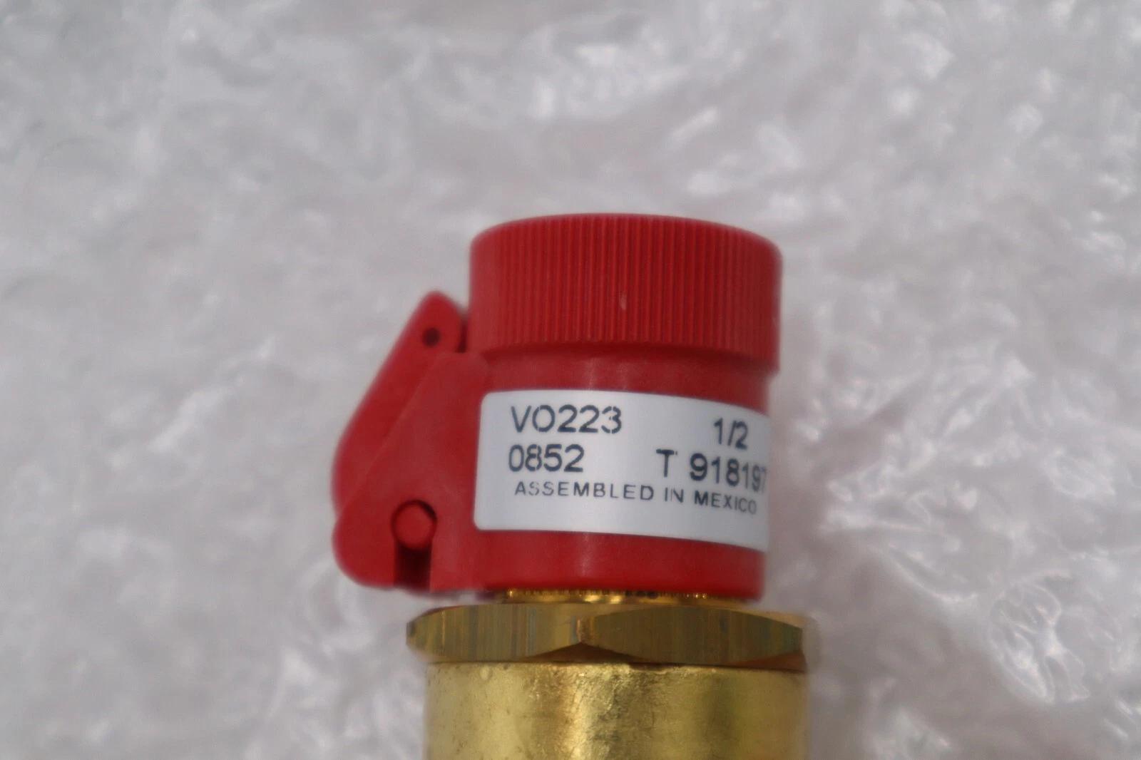 NEW ASCO V0223 Brass Flow Control Valve Without Manual STOCK G829A - Image 2