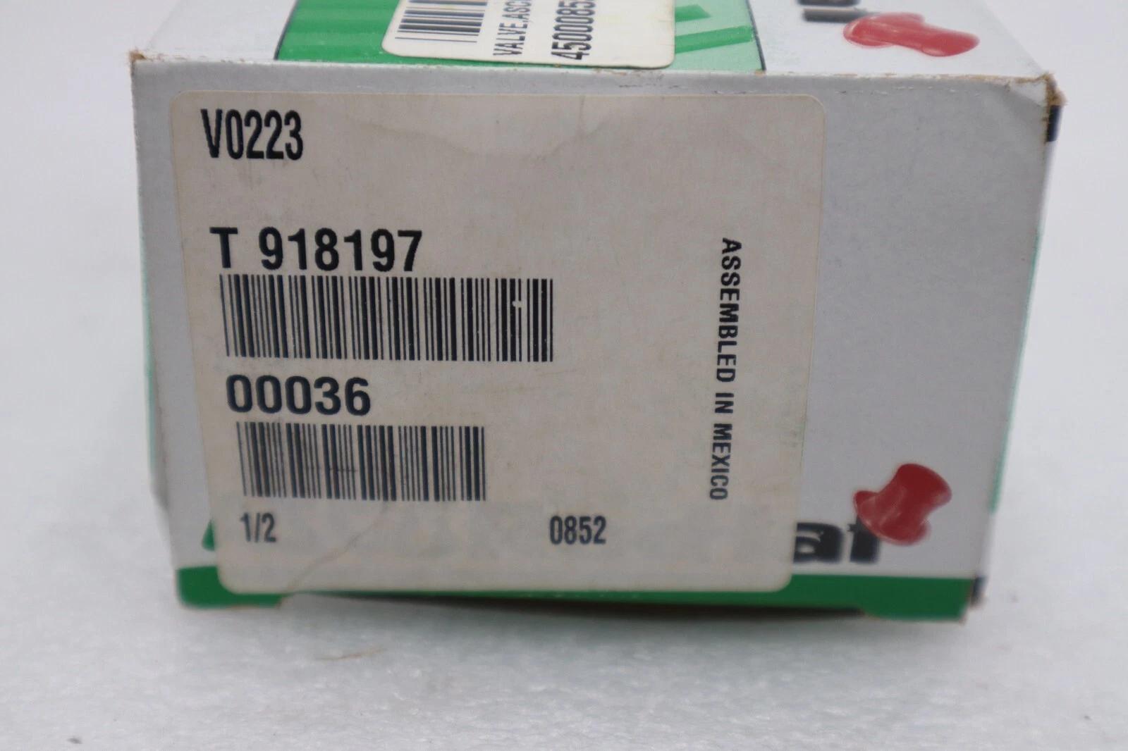 NEW ASCO V0223 Brass Flow Control Valve Without Manual STOCK G829A - Image 3