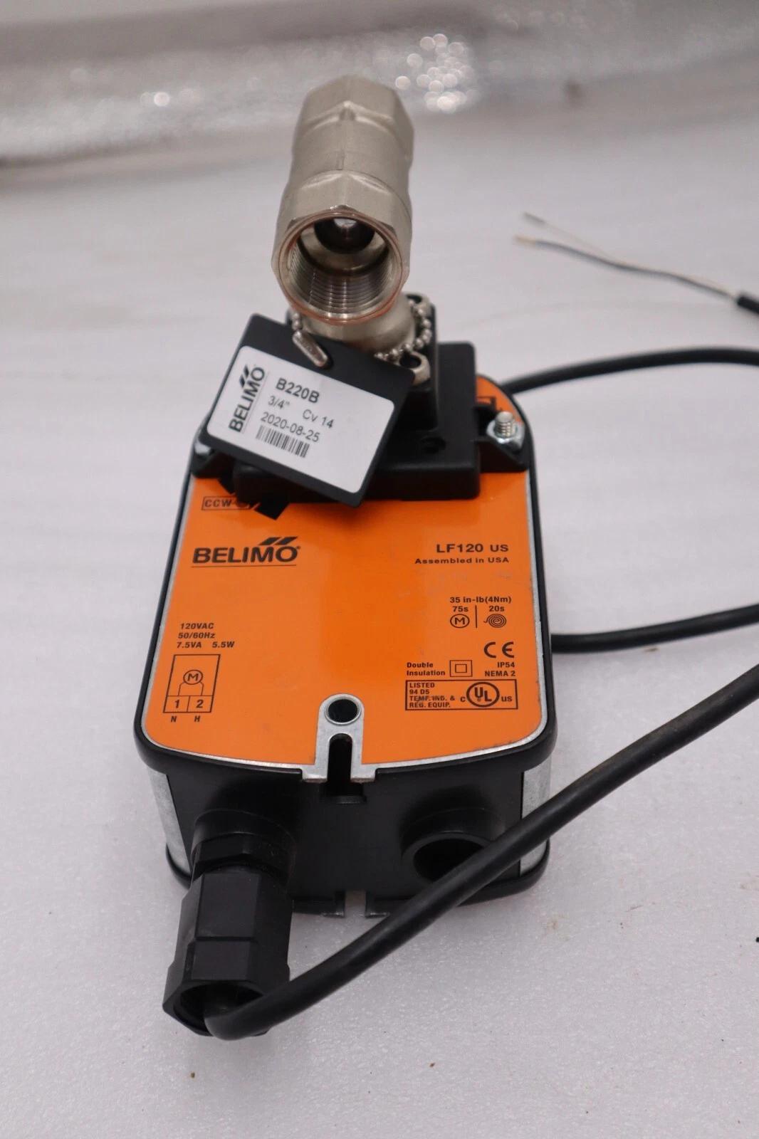 NEW Belimo LF120 US Actuator 120 VAC STOCK H926 - Image 2