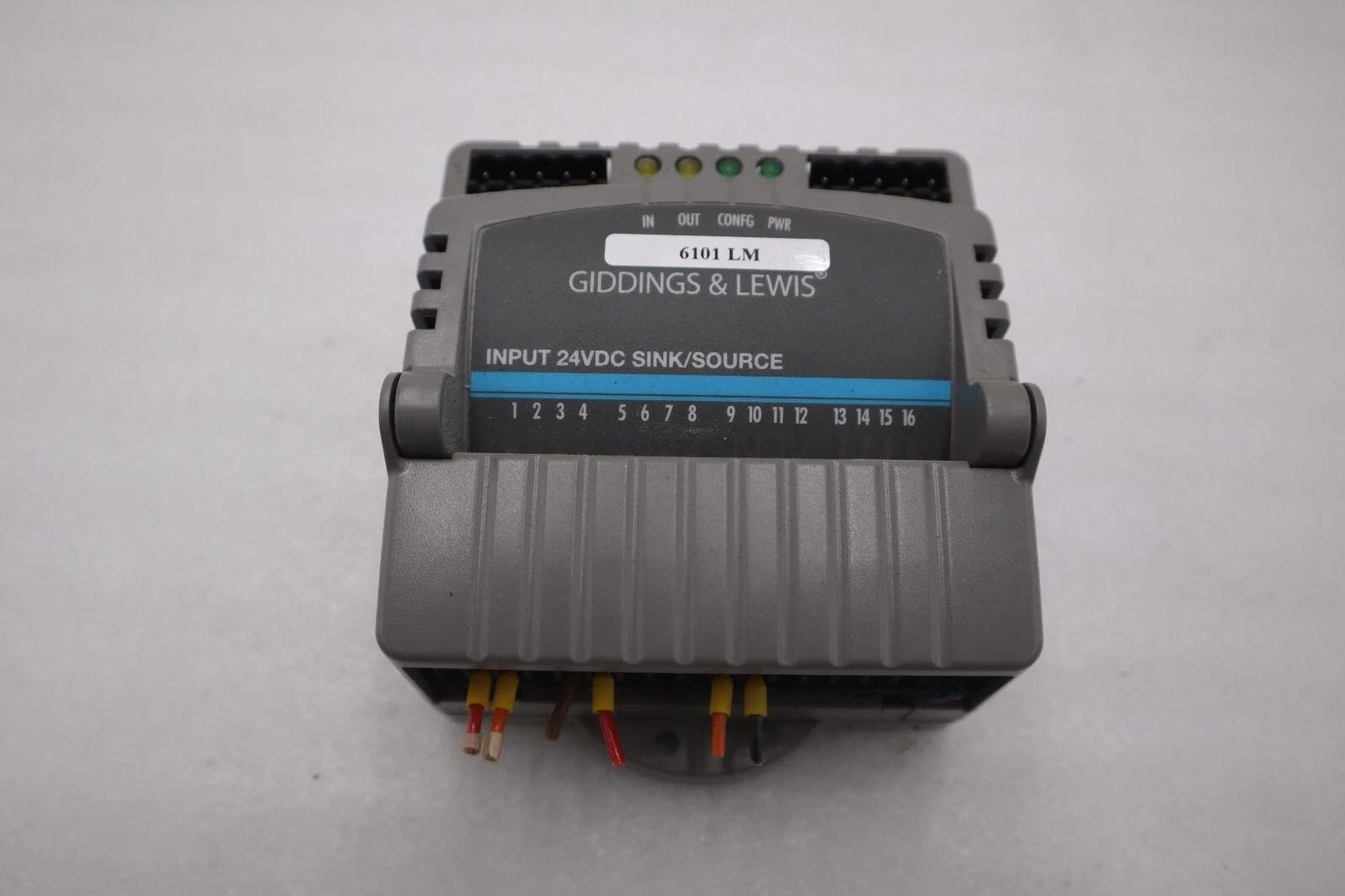 GIDDINGS & LEWIS M.1300.7372 R1 Input Module 24VDC SINK/SOURCE STOCK 642-D - Image 1