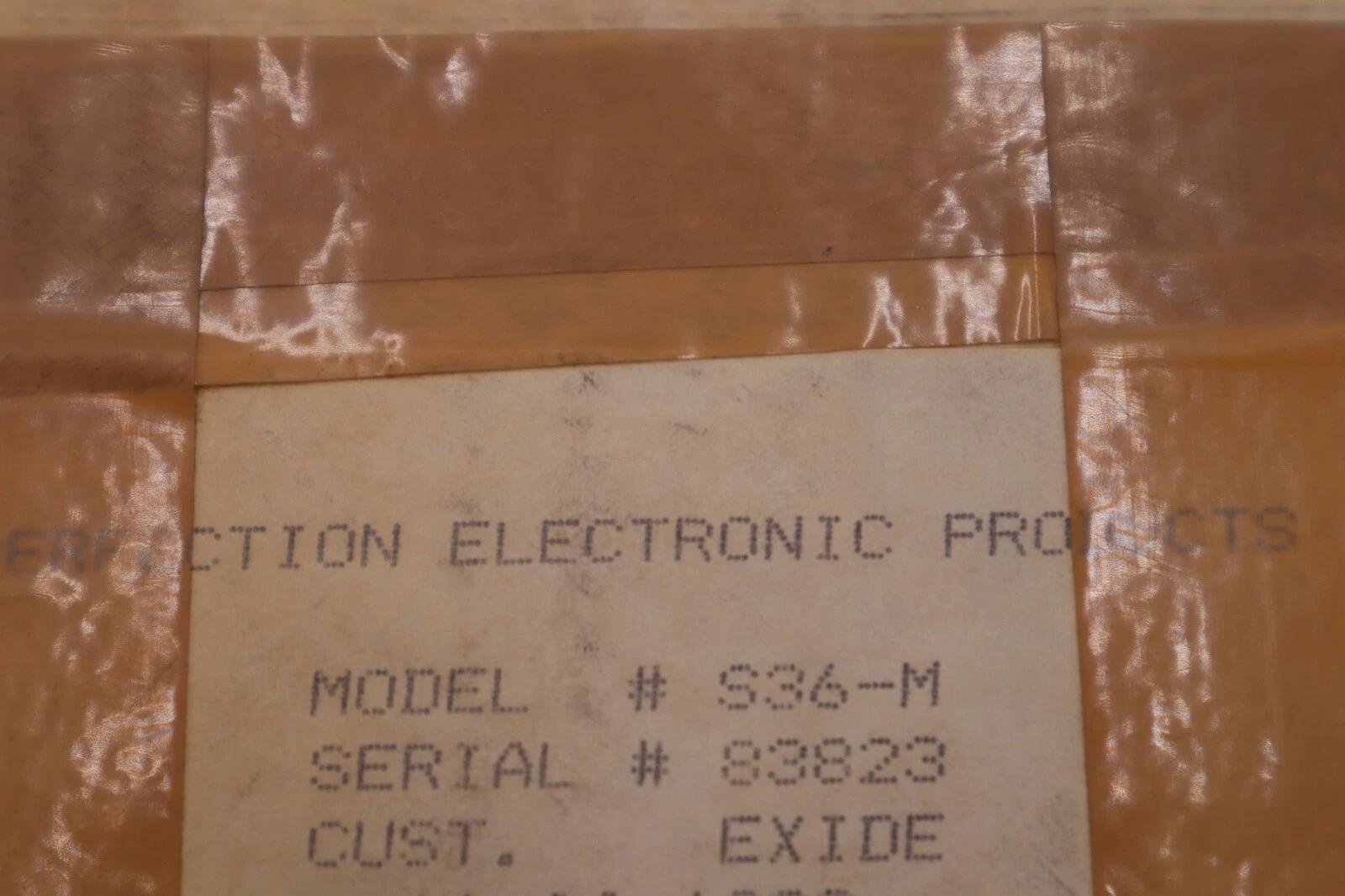 New perfection electronic power sentry battery discharge indicator s36-m #4550 - Image 2