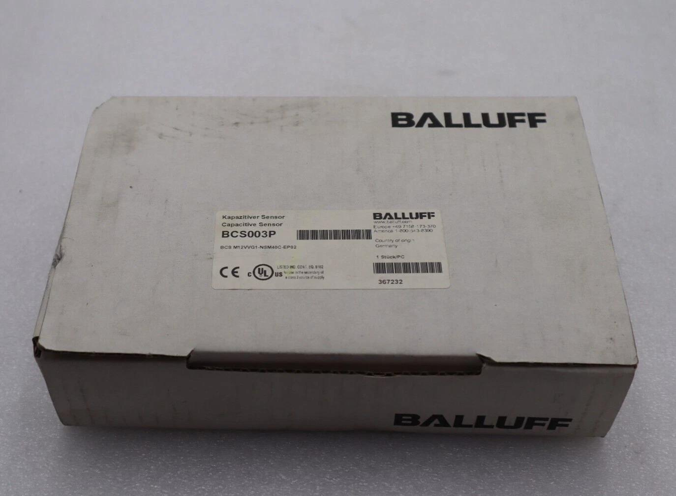 Balluff Capacitive Sensor BCS003P BCS M12VVG1-NSM40C-EP02 New Open Box #K-1756 - Image 1