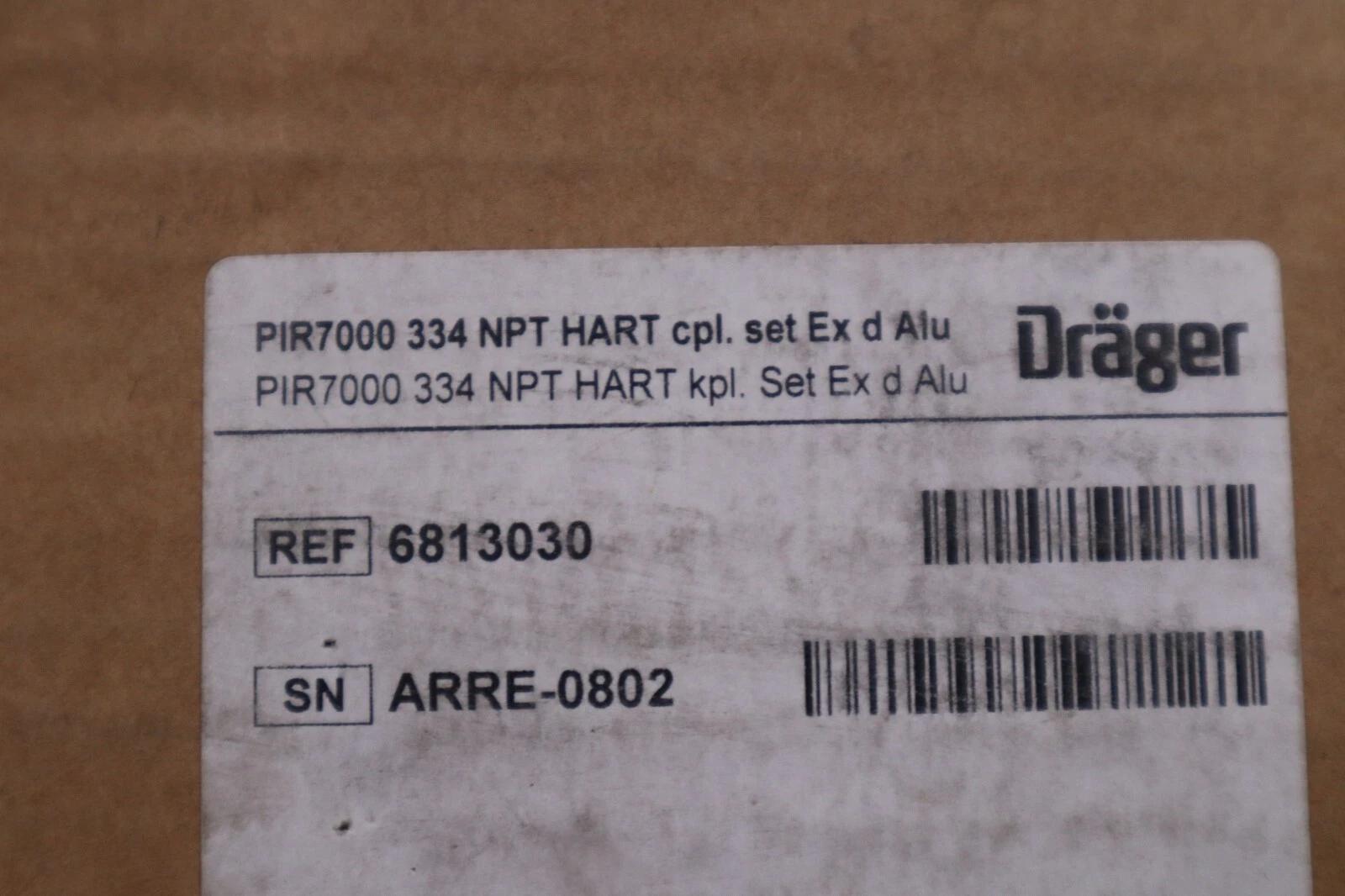 DRAGER PIR7000 334 NPT HART Flammable Gas Detector 6813030 NEW IN BOX STOCK G428 - Image 3