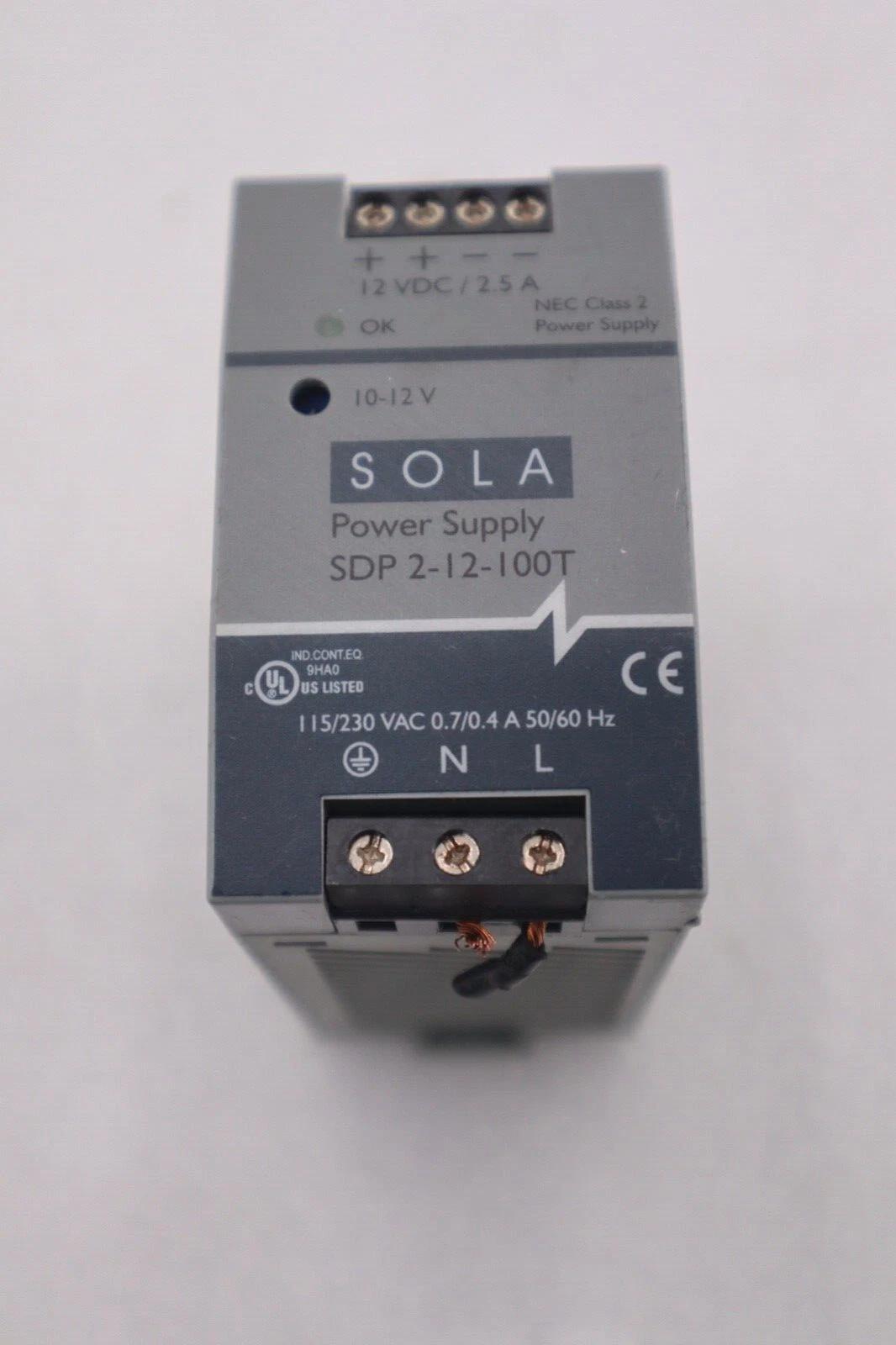 EGS Sola/Hevi-Duty SDP 2-12-100T Power Supply #K-3018 - Image 1