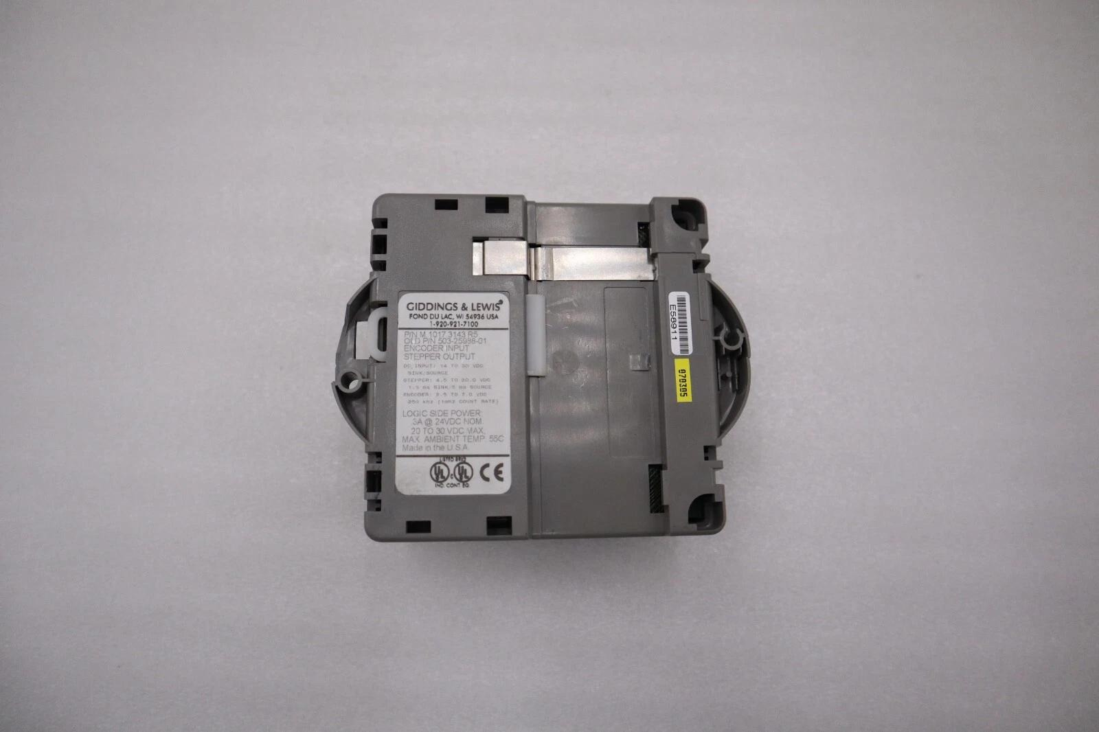 GIDDINGS & LEWIS M.1017.3143 R5 STEPPER OUTPUT ENCODER INPUT STOCK 5153A - Image 5