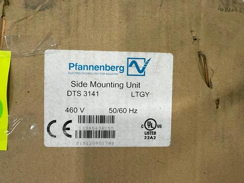 Pfannenberg DTS 3141 P/N13385441255 230V 1PH, 2047/4500 BTUh Cooling Unit - NEW - Image 2