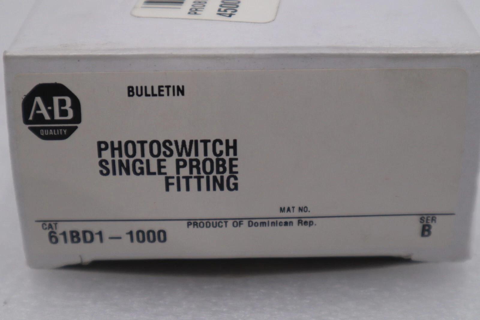 NEW OPEN BOX Allen-Bradley Allen Bradley Single Probe Fitting 61BD1-1000 STOCK G614A - Image 2