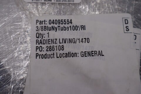 Uline 04095564 3/8 tubing blue stock #038-a - Image 3