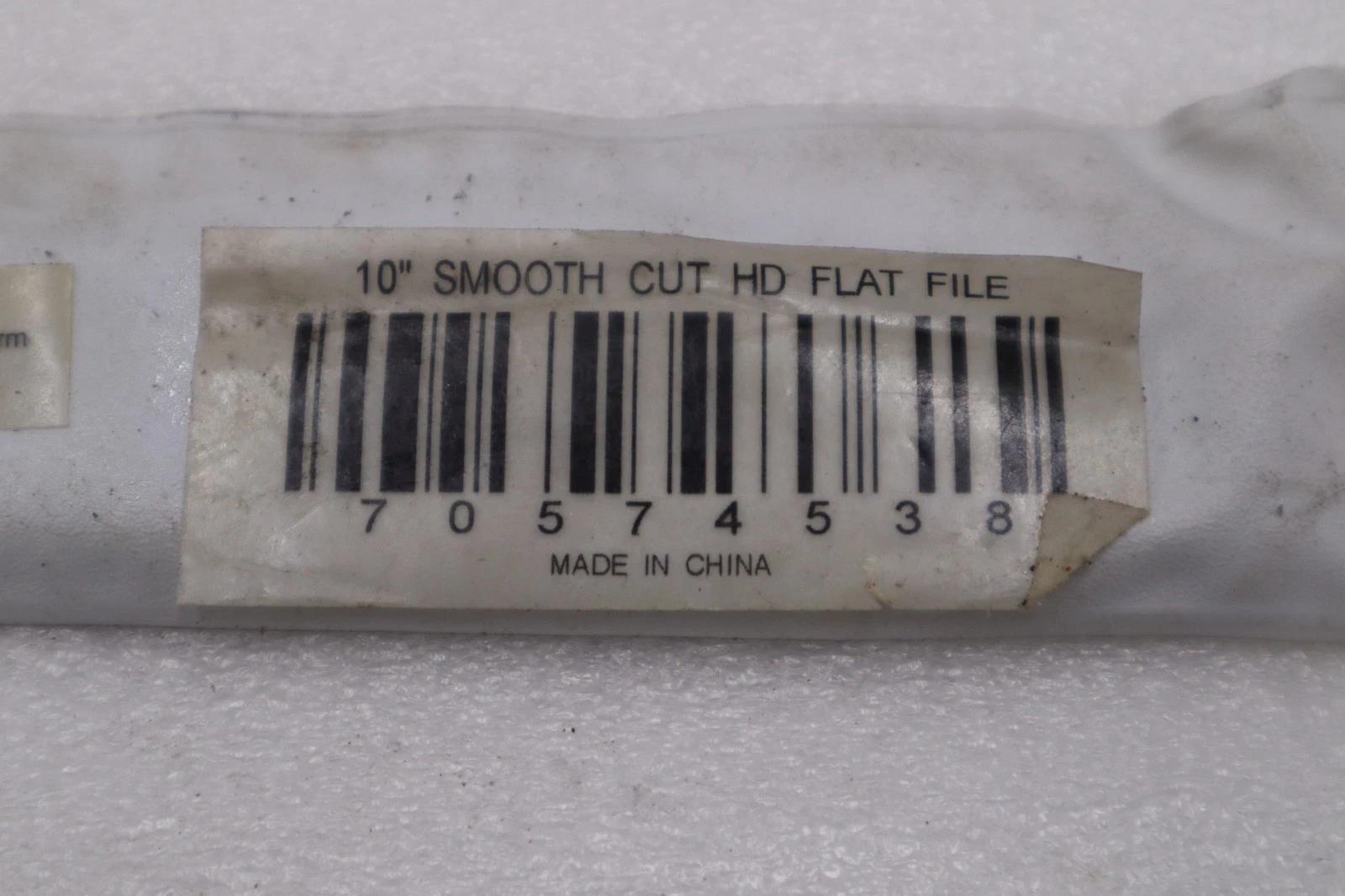 LOT OF 3 - Grobet 10" Smooth Cut Flat American Pattern File USA #H709A - Image 1