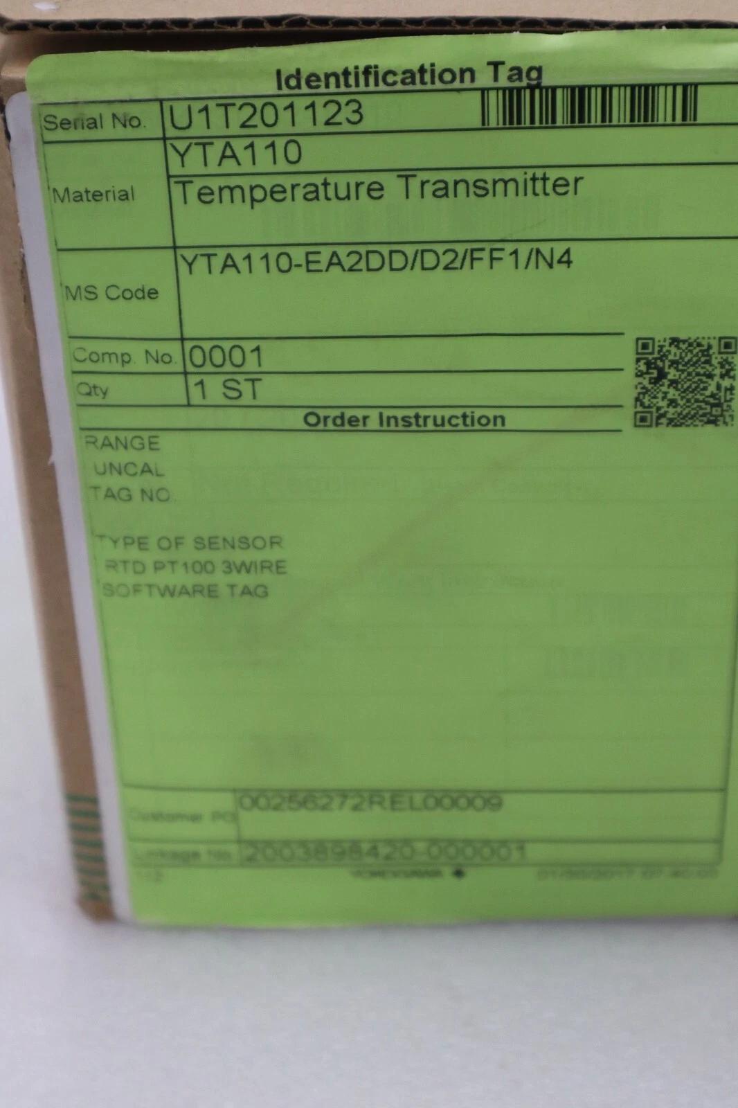Yokogawa yta110-ea2dd/d2/ff1/n4 new pressure transmitter yta110 stock g163a - Image 4
