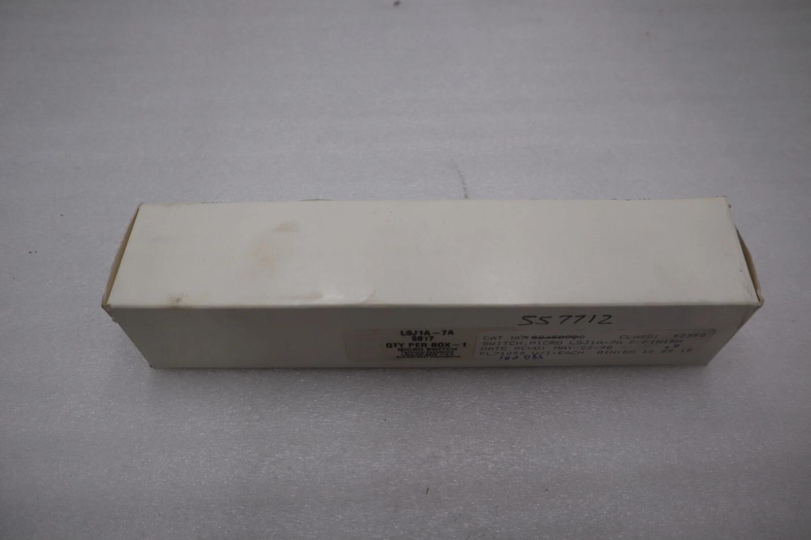 NEW OPEN BOX Micro Switch Limit Switch LSJ1A-7A STOCK G457A - Image 1