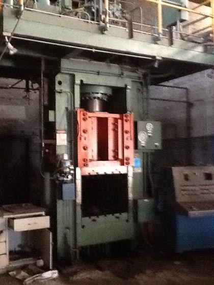 500 Ton, Erie, 4-post, 24" stroke, 30" daylight, 36" x 36" bed, 1993 - Image 5