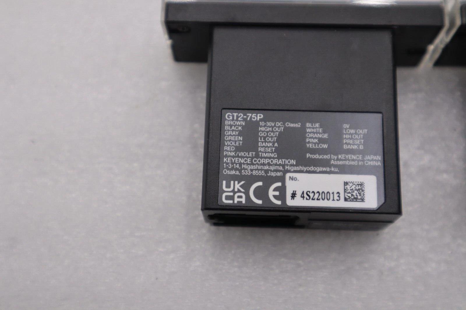 NEW OPEN BOX Keyence GT2-75P Sensor Amplifier STOCK K-670-C - Image 2