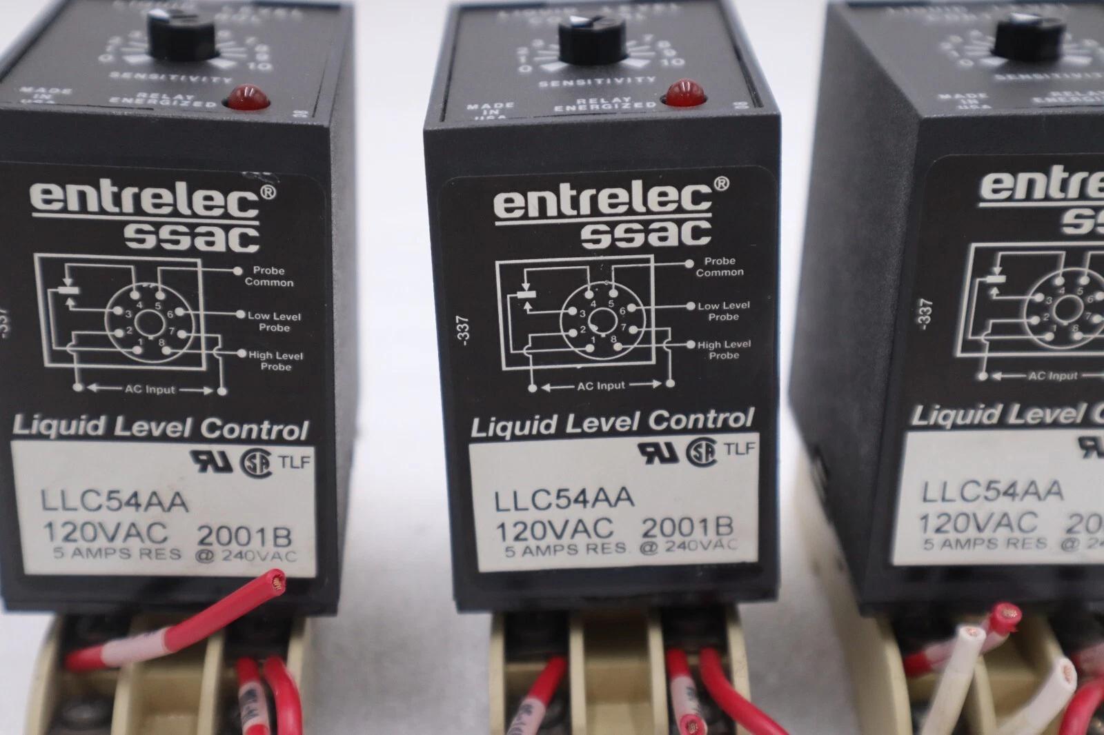 ENTRELEC SSAC LLC44A5A LIQUID LEVEL CONTROL 120VAC STOCK K-49-A - Image 1