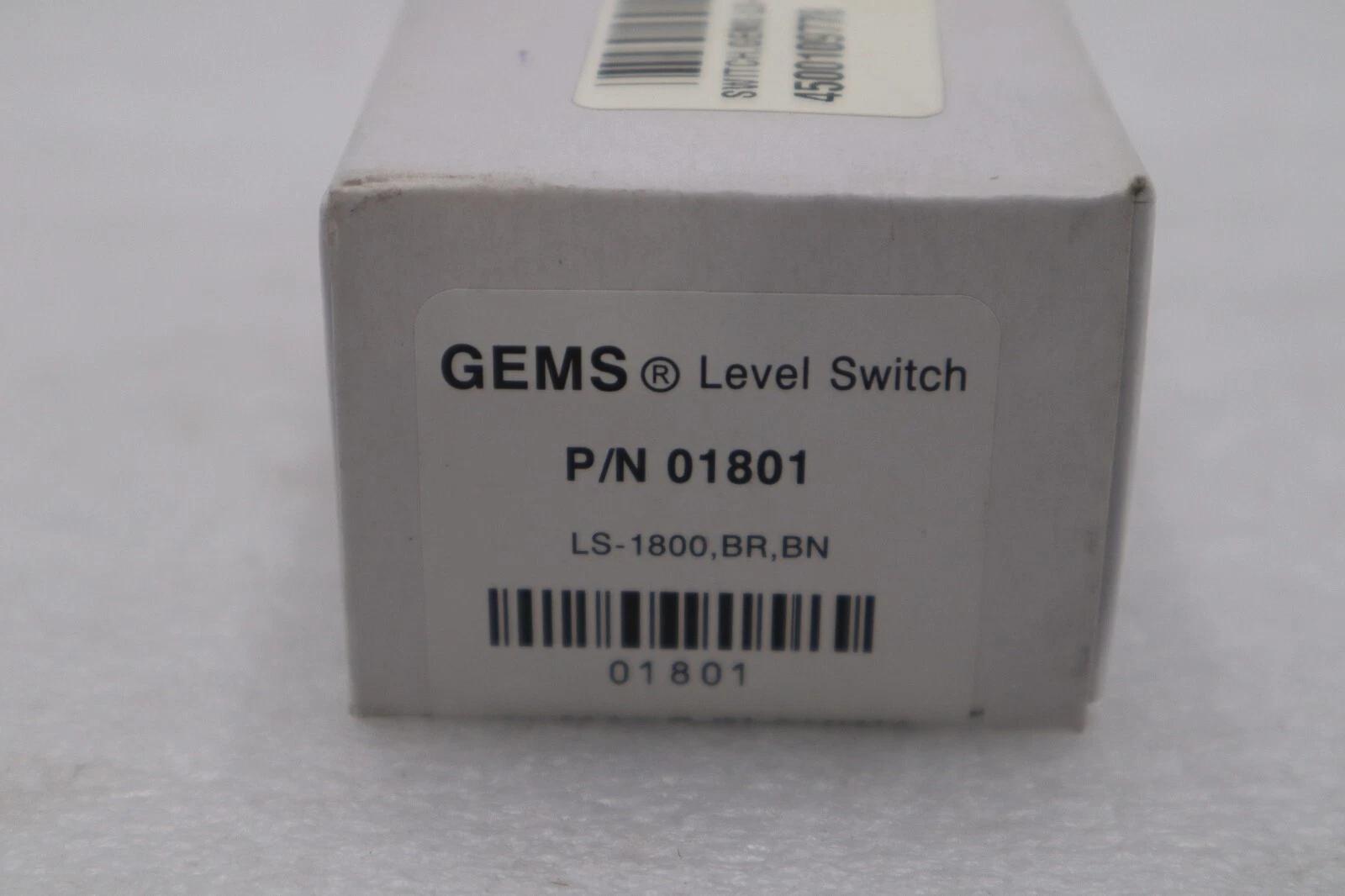New open box gems sensors 01801 level switch stock g796a - Image 1