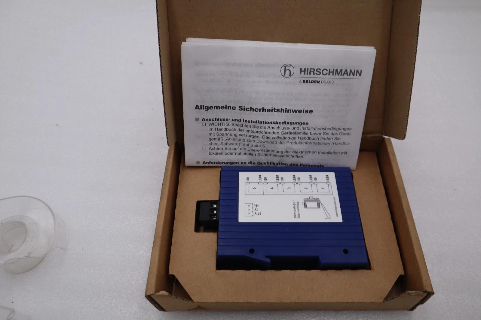 NEW OPEN BOX SPIDER5TX HIRSCHMANN SPIDER 5TX Module Rail Switch STOCK H514A - Image 1