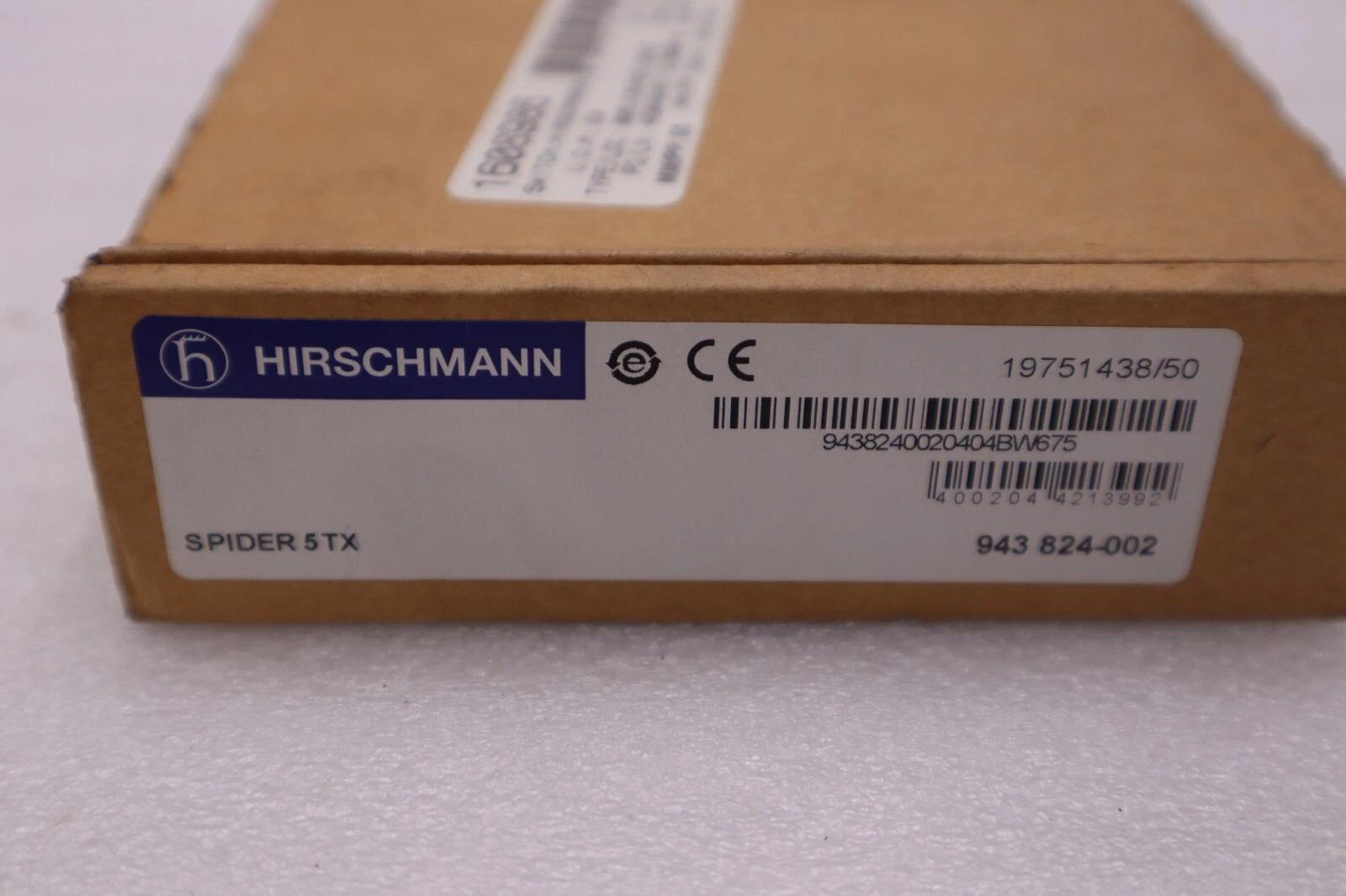 NEW OPEN BOX SPIDER5TX HIRSCHMANN SPIDER 5TX Module Rail Switch STOCK H514A - Image 4