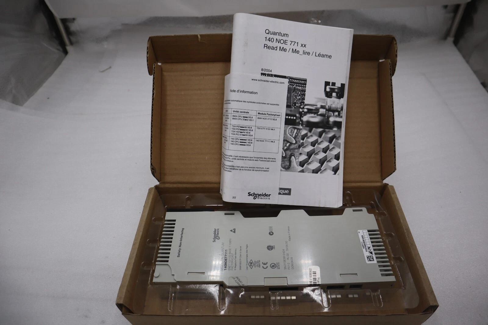 140NOE77111 Modicon Excellent Ethernet 140-NOE-771-11 SEALED NEW UNIT STOCK G345 - Image 1