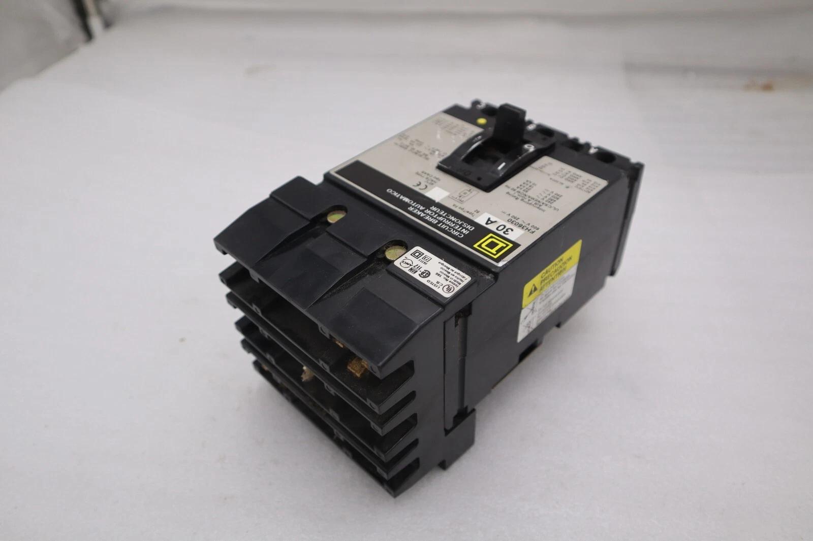Square D FH36030 I-Line Circuit Breaker 600V 3P 3PH 30 AMP STOCK H167 - Image 3