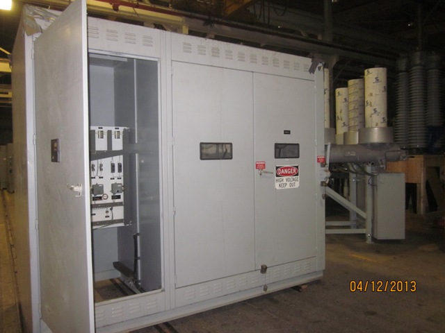 1800 KVAR, SHALLBETTER, 13200/7620 V, 9 X 200 KVAR CANS, INDOOR, 3 PHASE, FUSED - Image 1