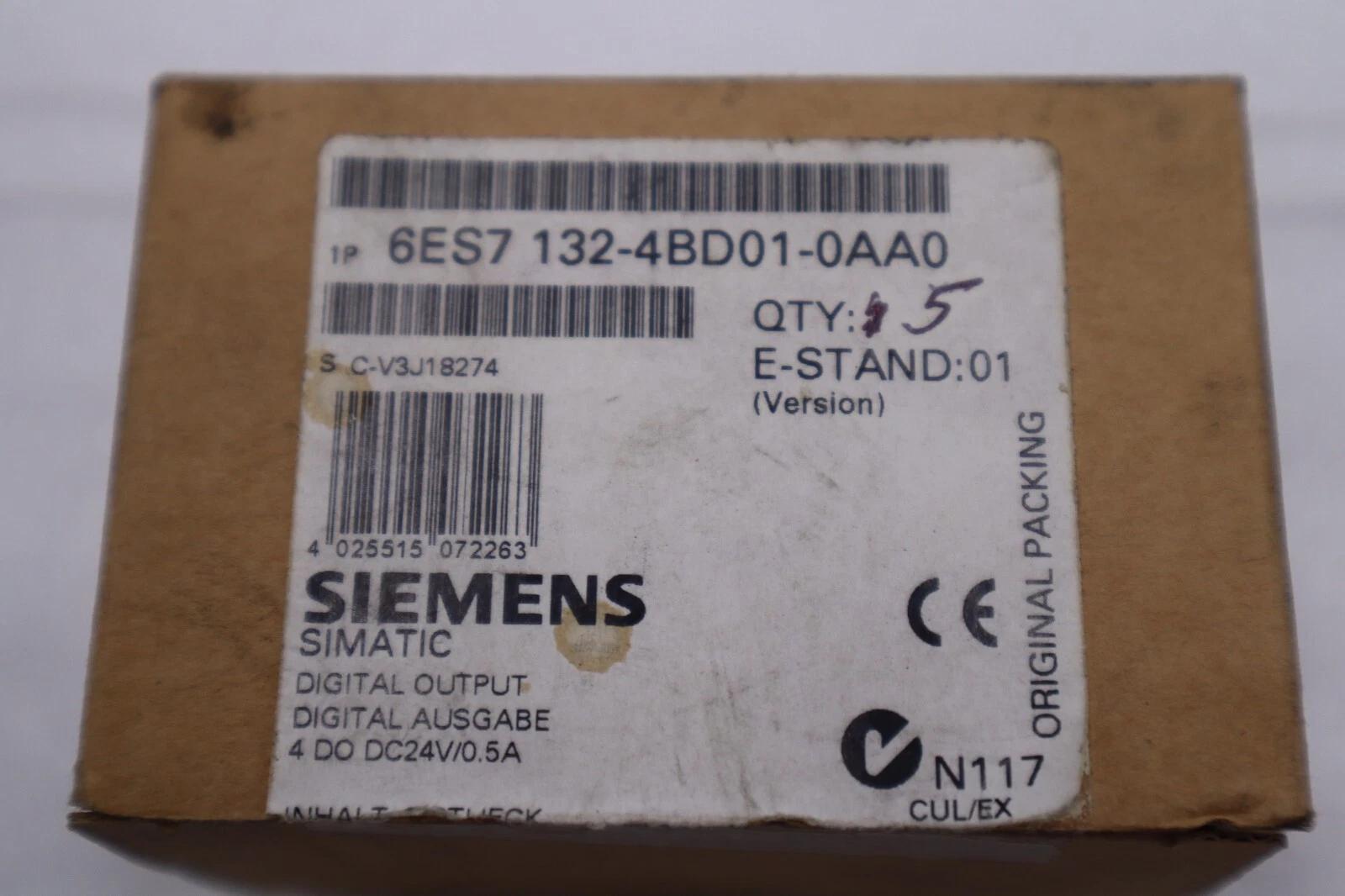 LOT OF 5 - NEW Siemens 6ES7 131-4BD01-0AA0 Digital Input Module STOCK L-395-C - Image 1